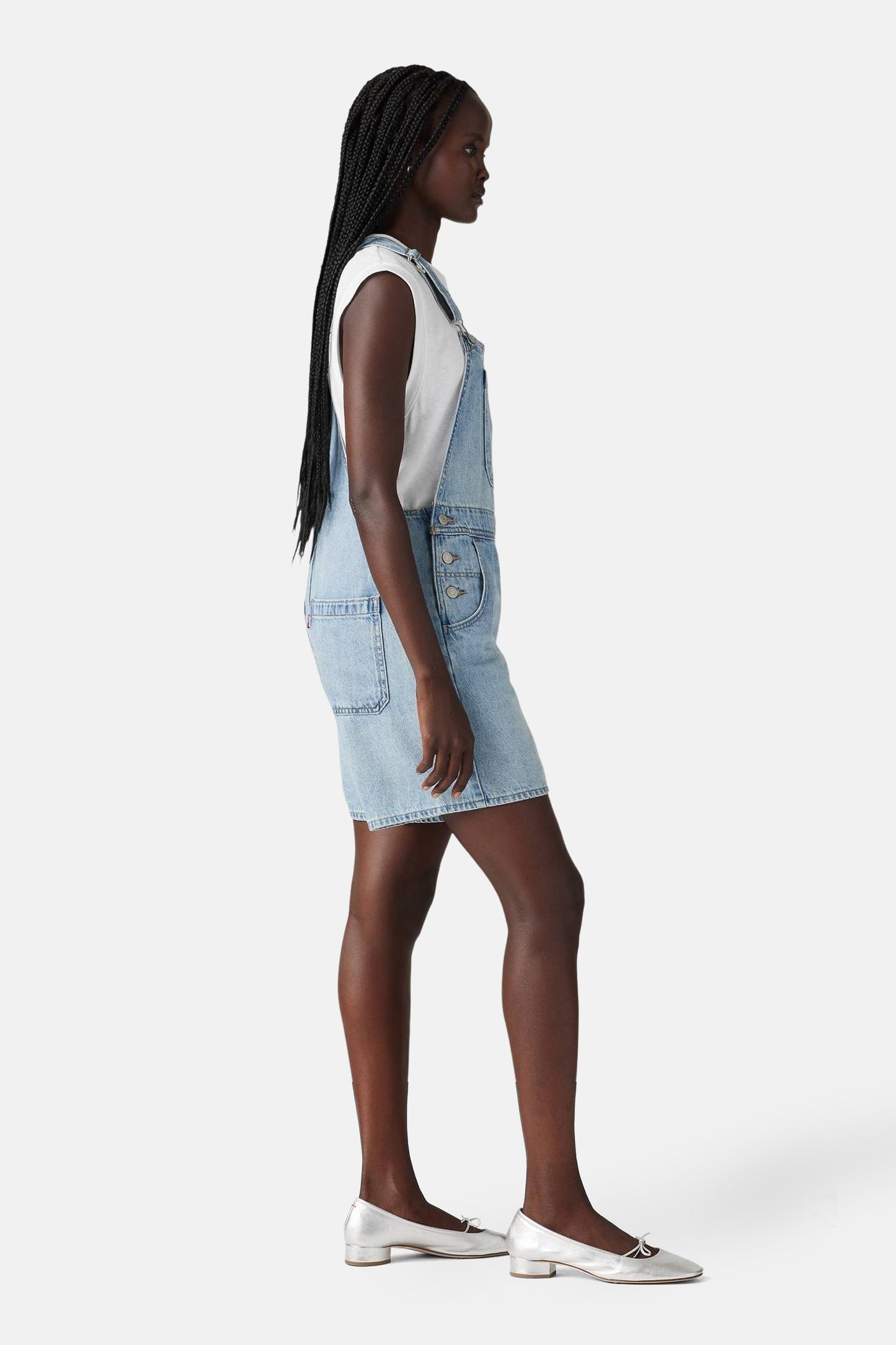Lichtblauwe Denim Speelpak