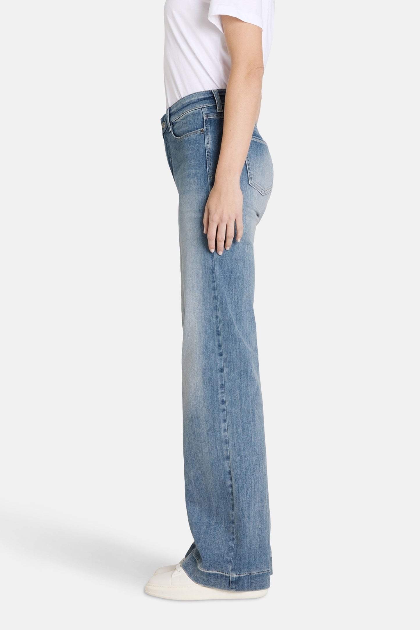 Lichte Blauwe Denim Wijd Jeans - MAC