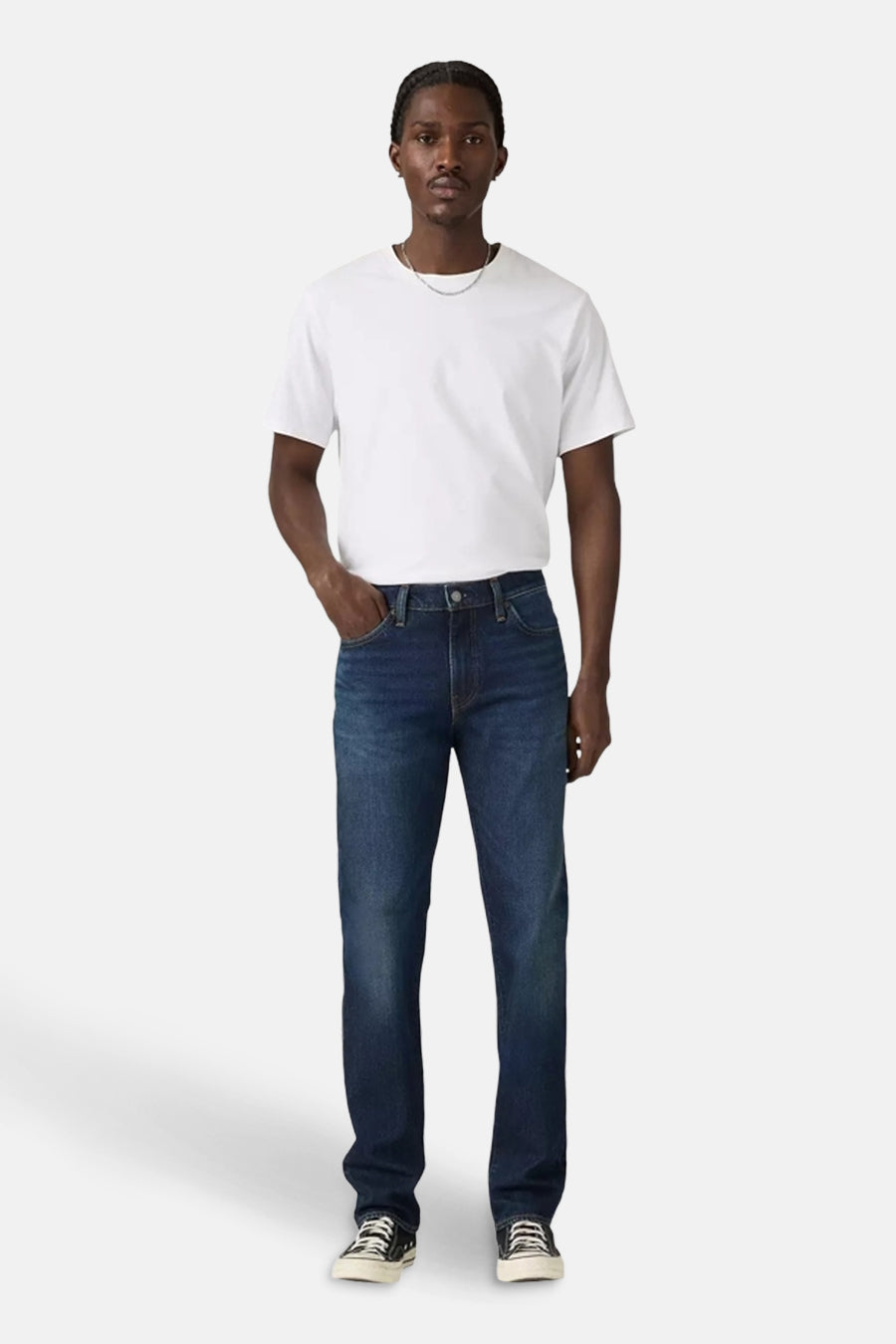 Levi's® Donkerblauwe Slim Fit Jeans van Denim