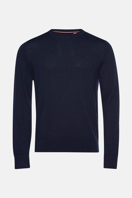 Blauwe Ronde Hals Trui - BEN SHERMAN