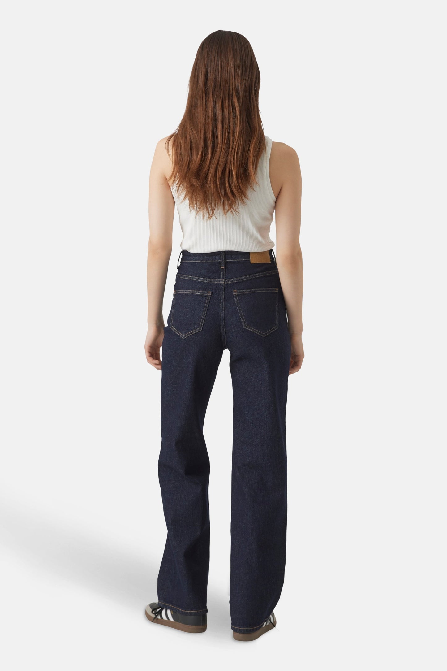 Donkerblauwe Denim Wijd Jeans - VERO MODA®