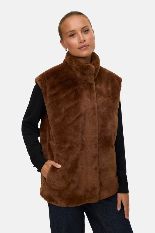 Brown Body Warmer
