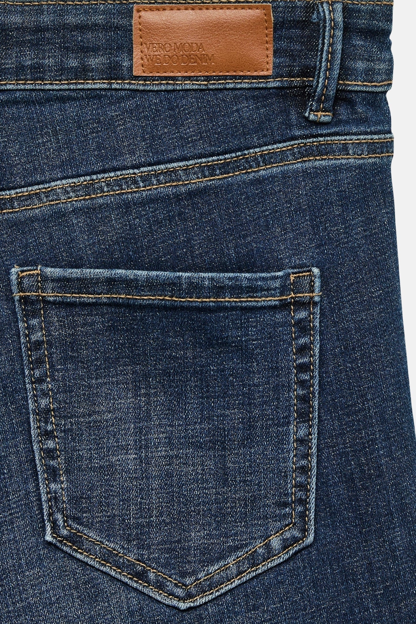 FLASH FLARE - Donkerblauwe Denim Jeans
