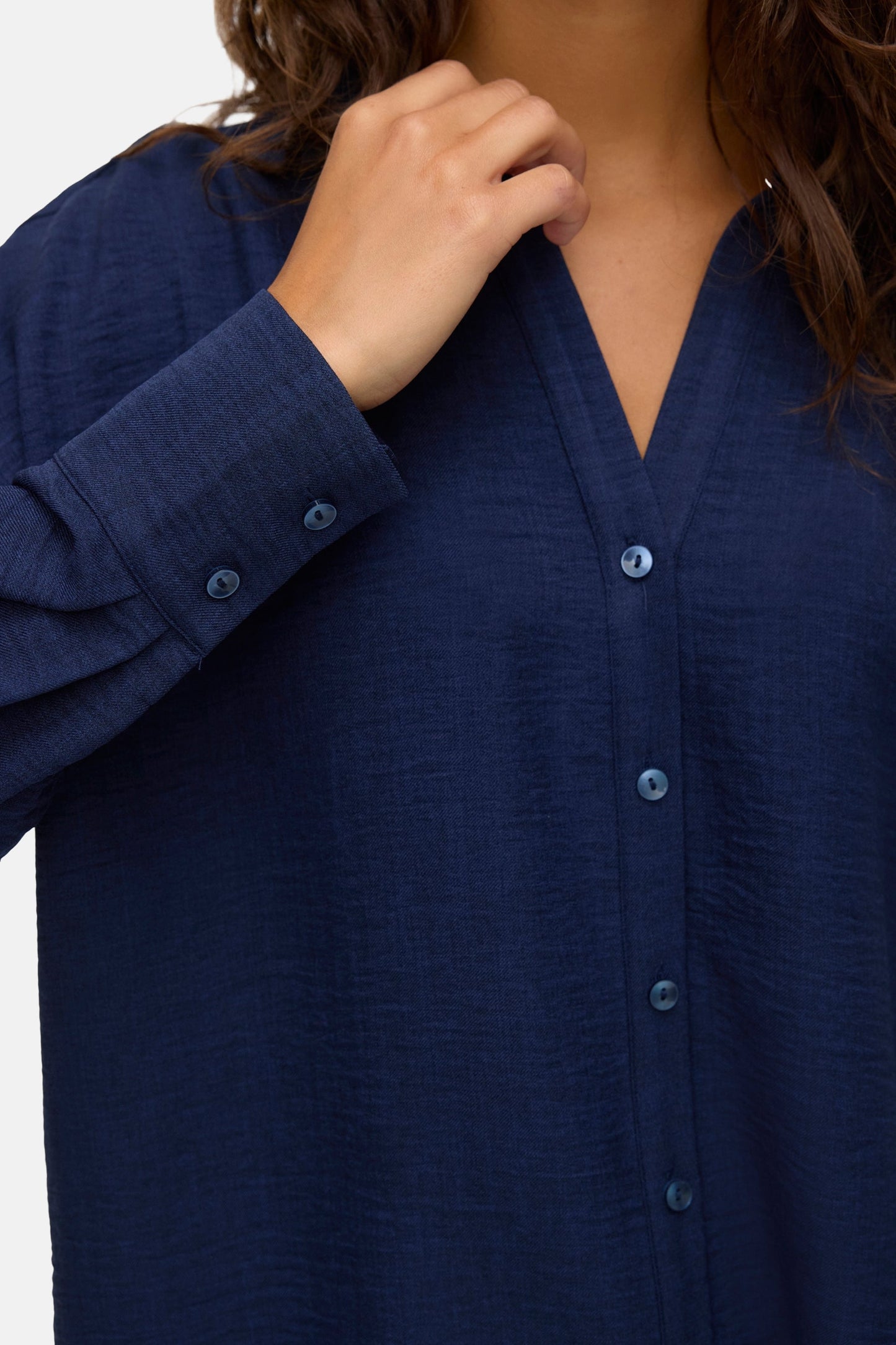 Lange Mouwen Hemd - Blauw