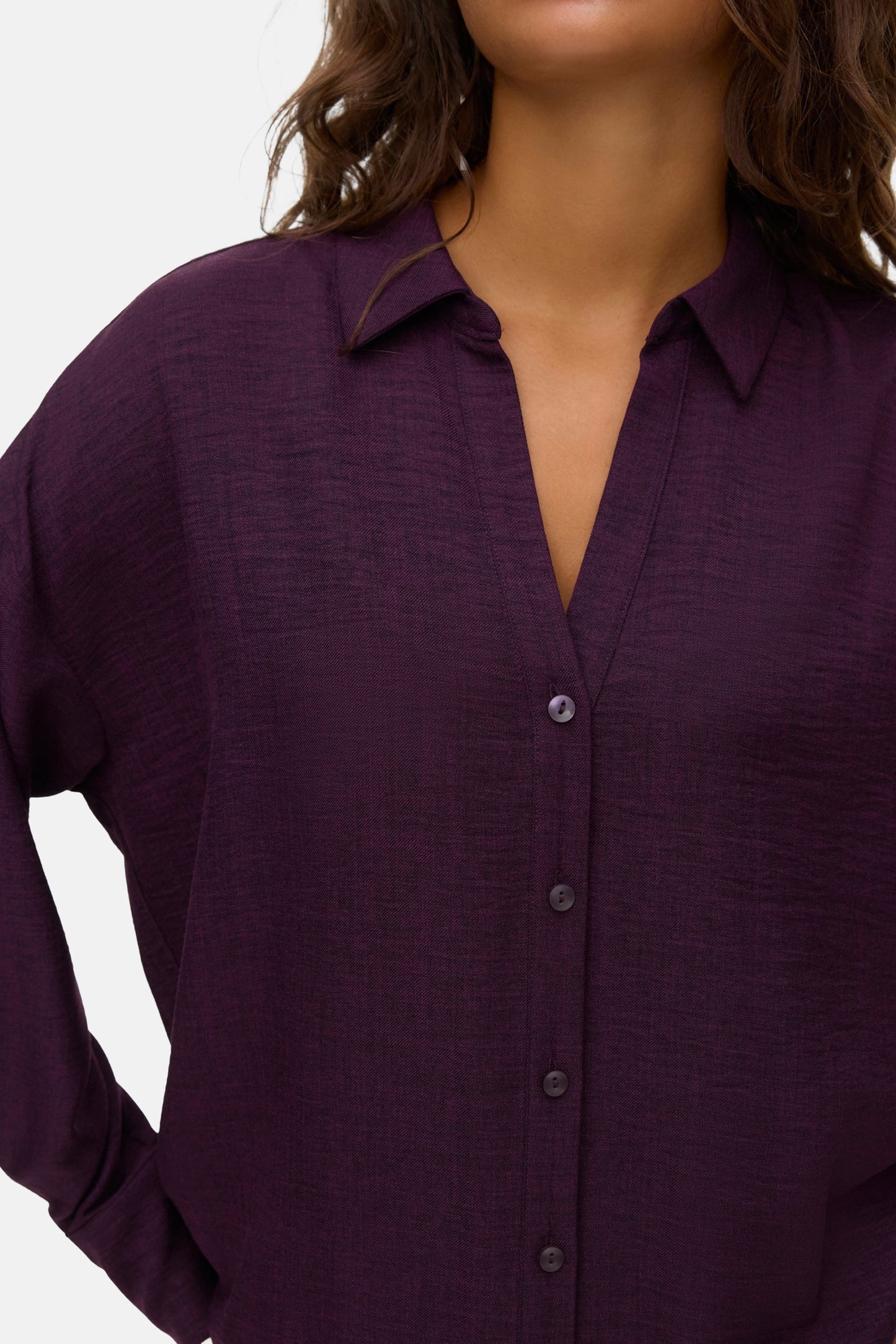 Lange Mouwen Shirt - Paars