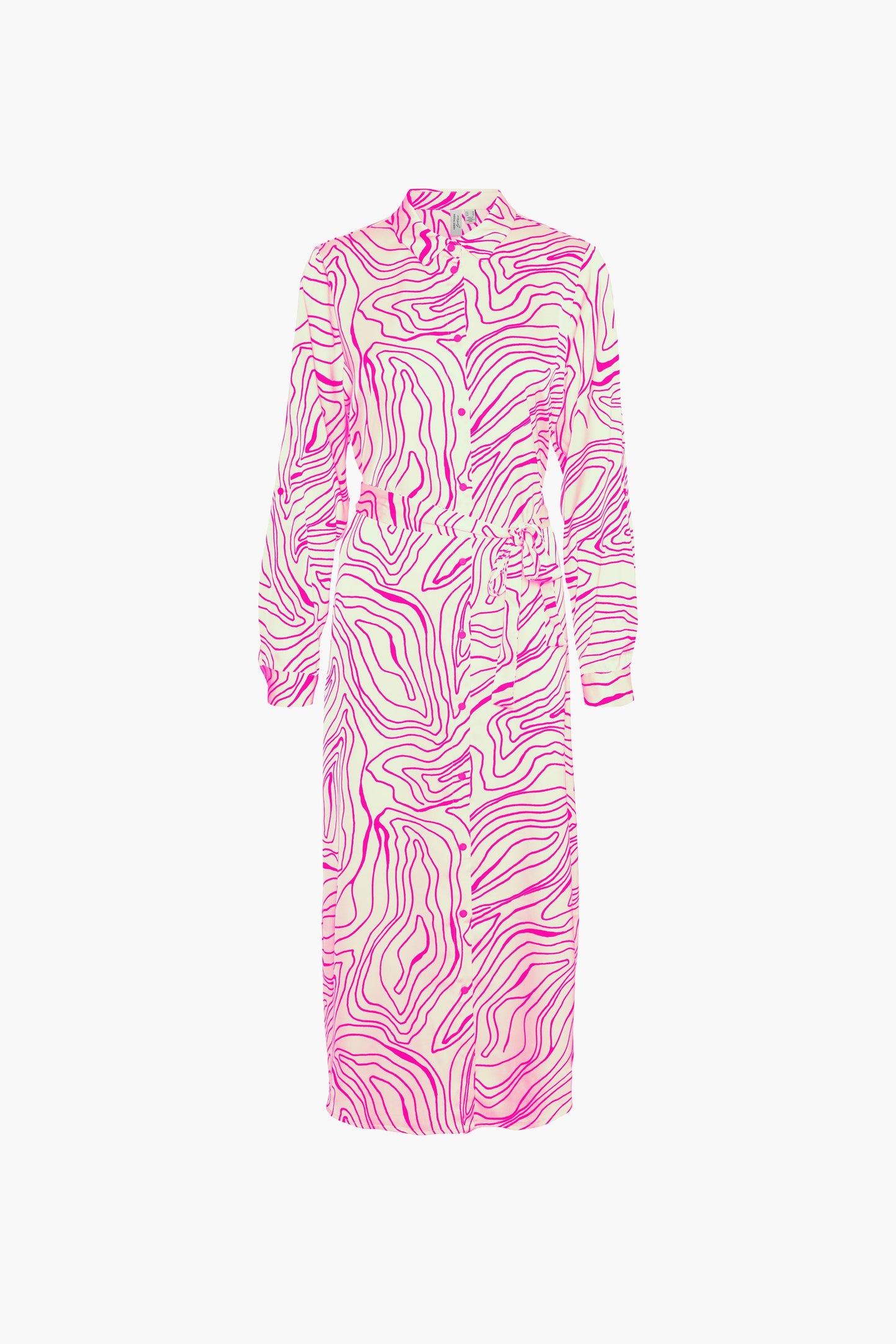 Lange Mouwen Roze Jurkje