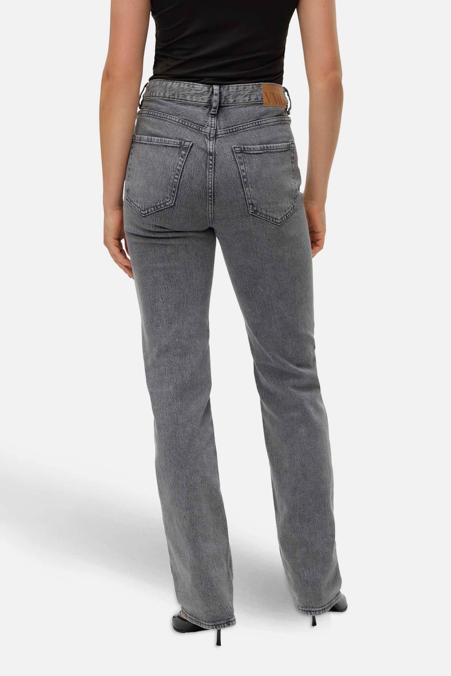 VERO MODA® Mid Grey Denim Rechtaf Jeans