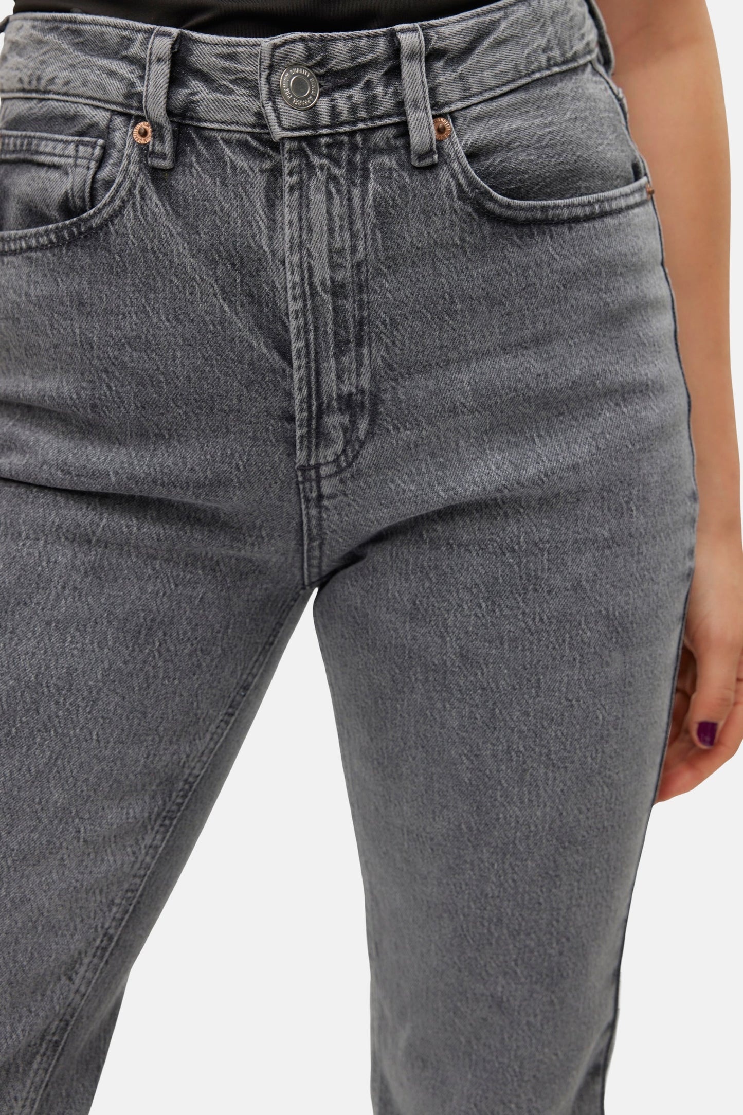 VERO MODA® Mid Grey Denim Rechtaf Jeans