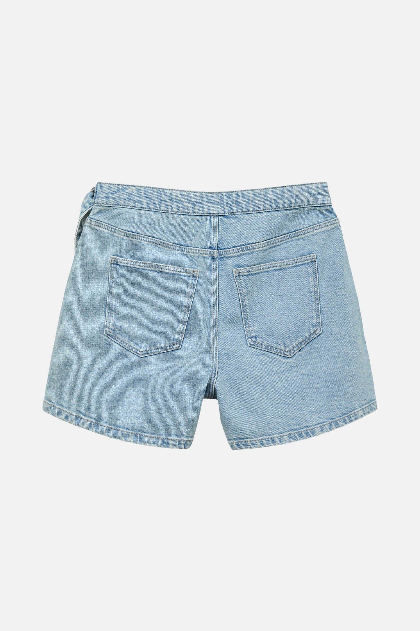 Korte Lichtblauwe Denim