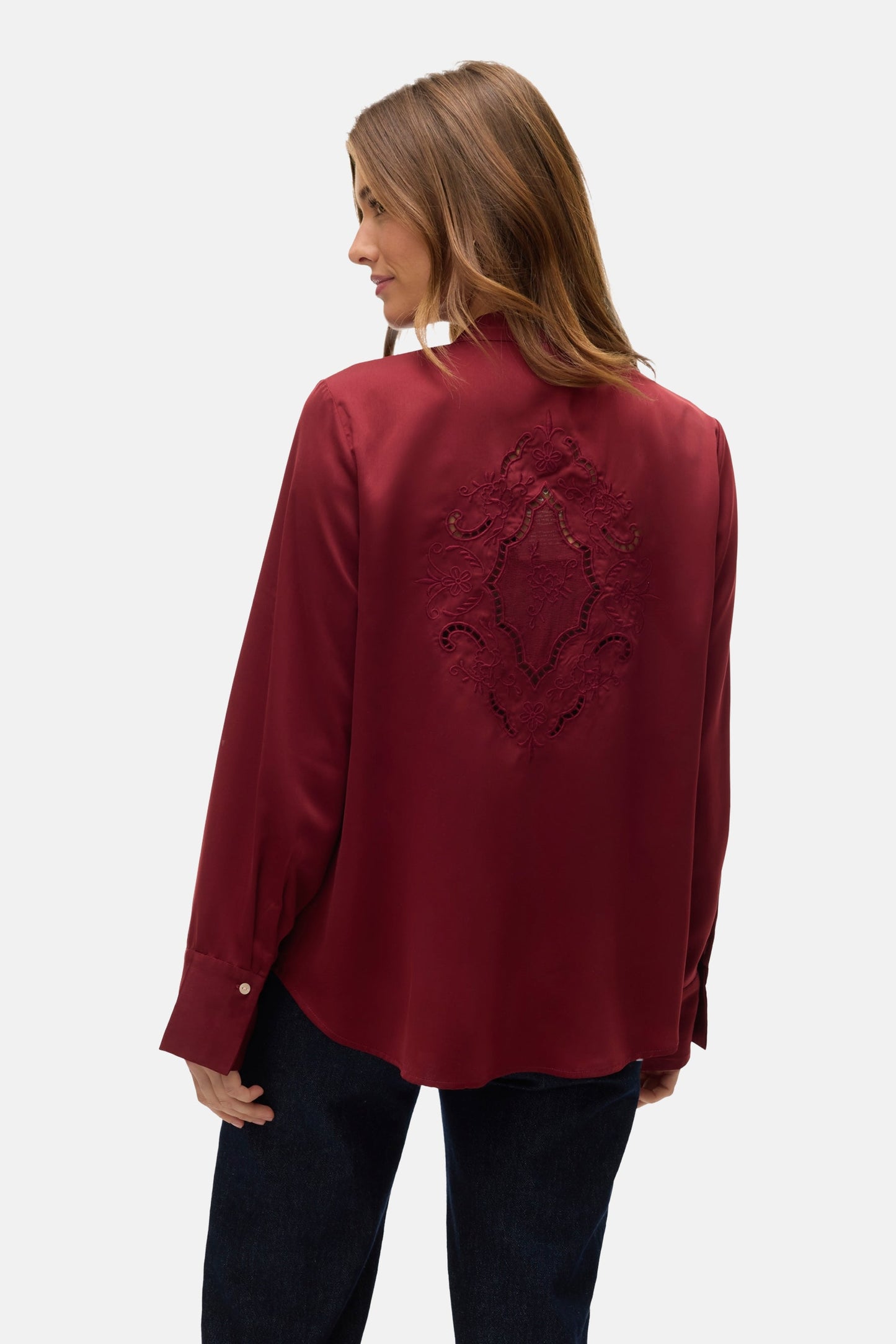 Lange Mouwen Blouse - Rood