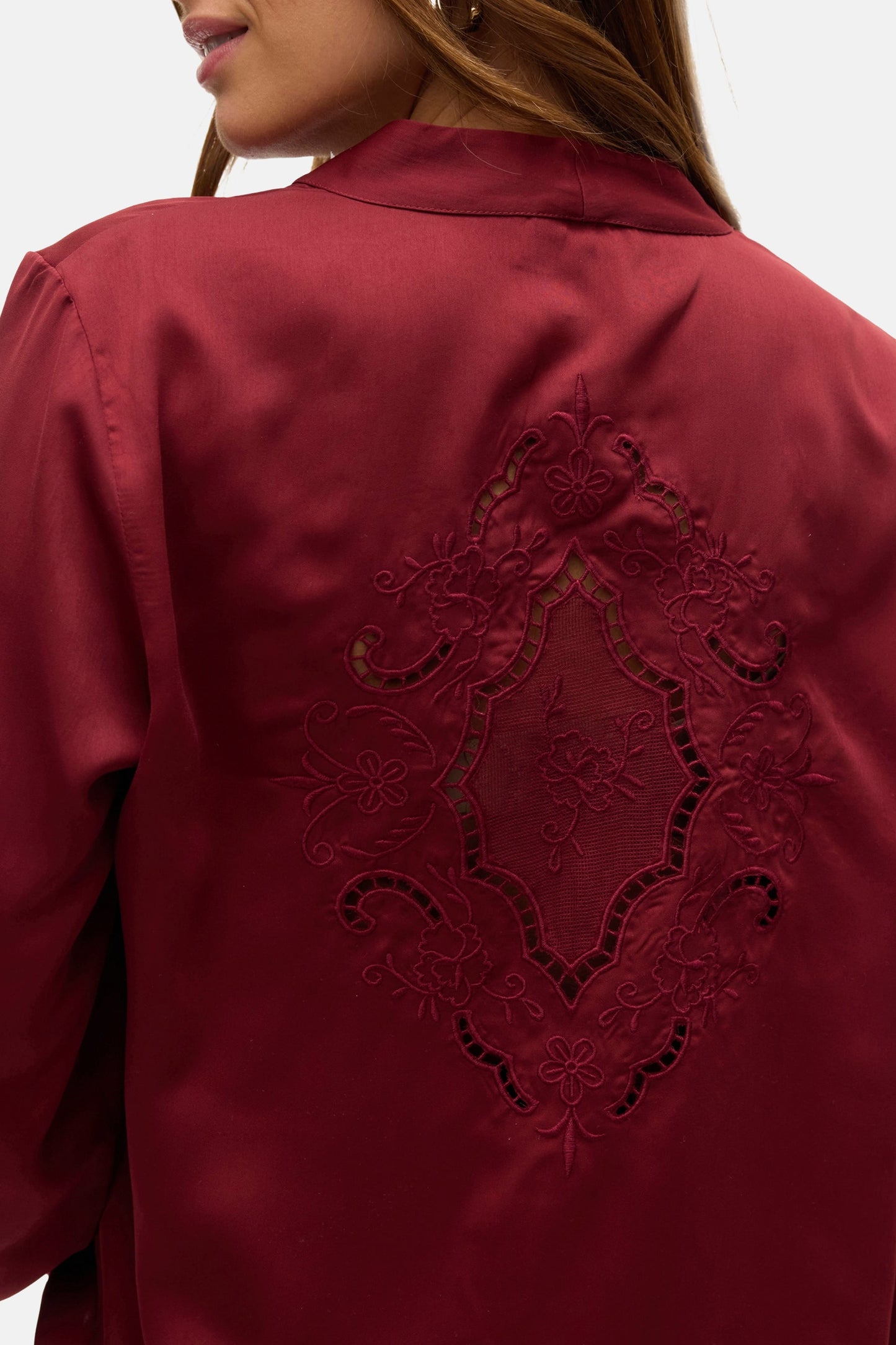 Lange Mouwen Blouse - Rood