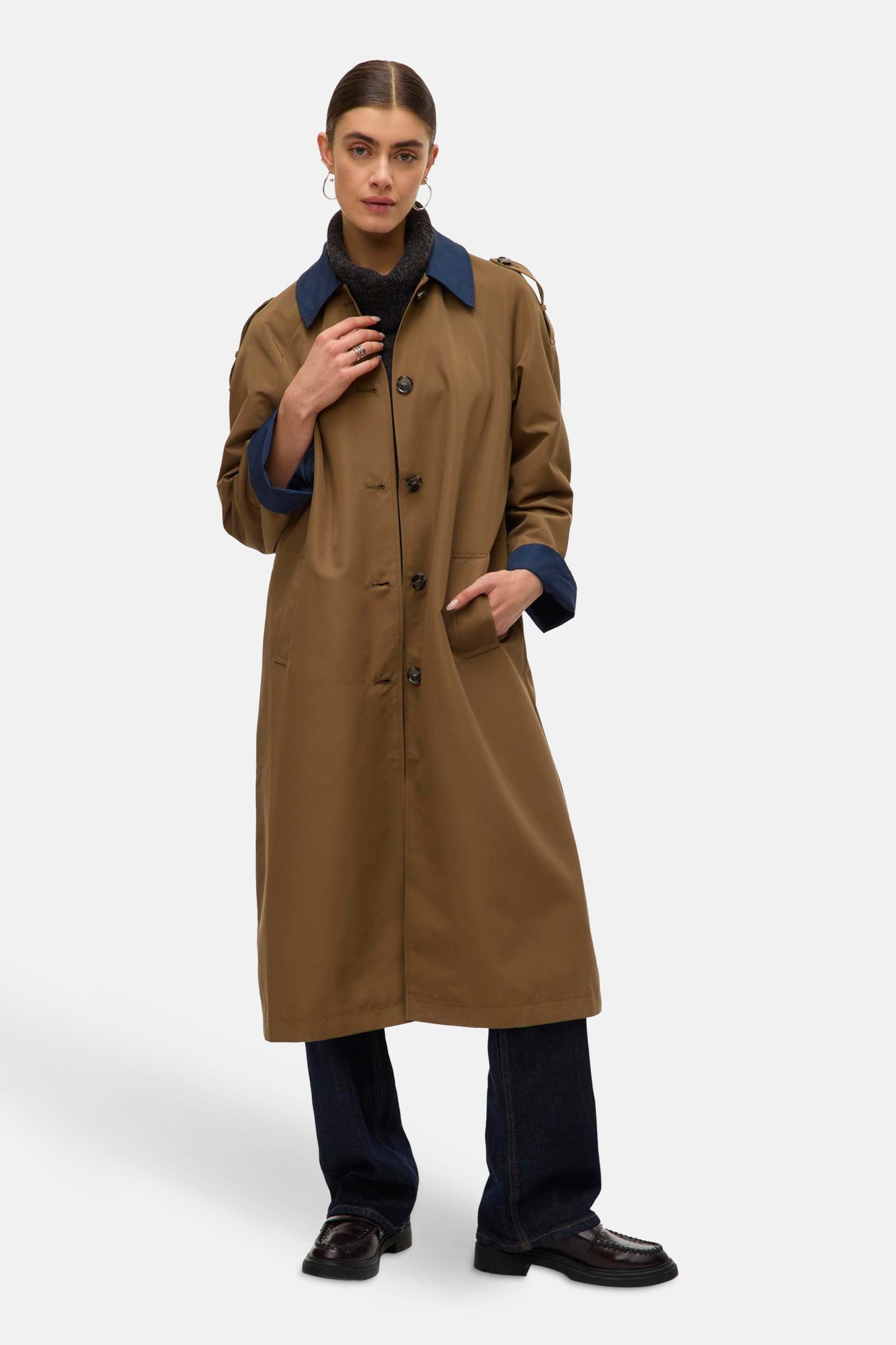 Lange jas bruin - VERO MODA®