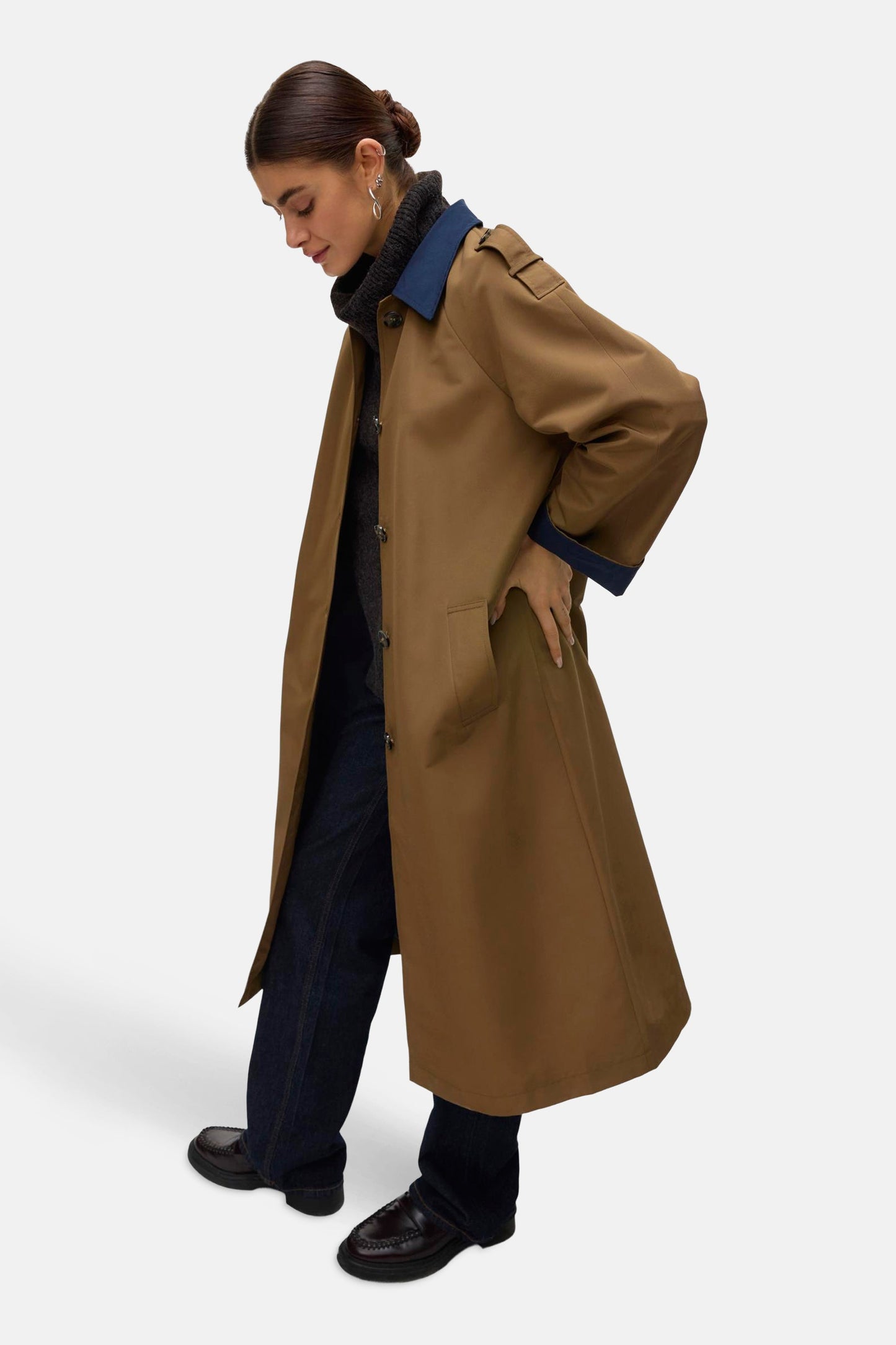 Lange jas bruin - VERO MODA®