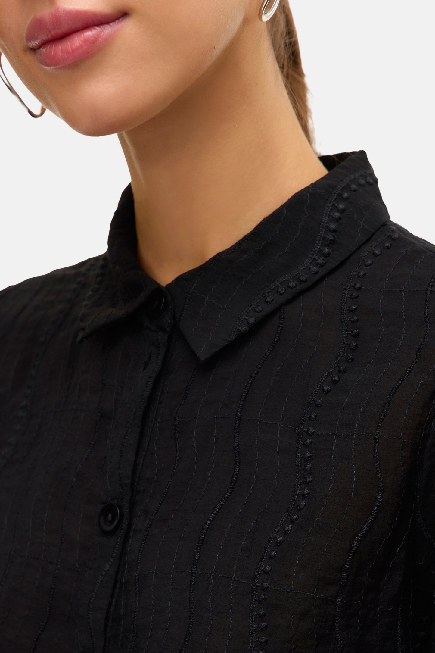 Korte Mouwen Shirt - Zwart