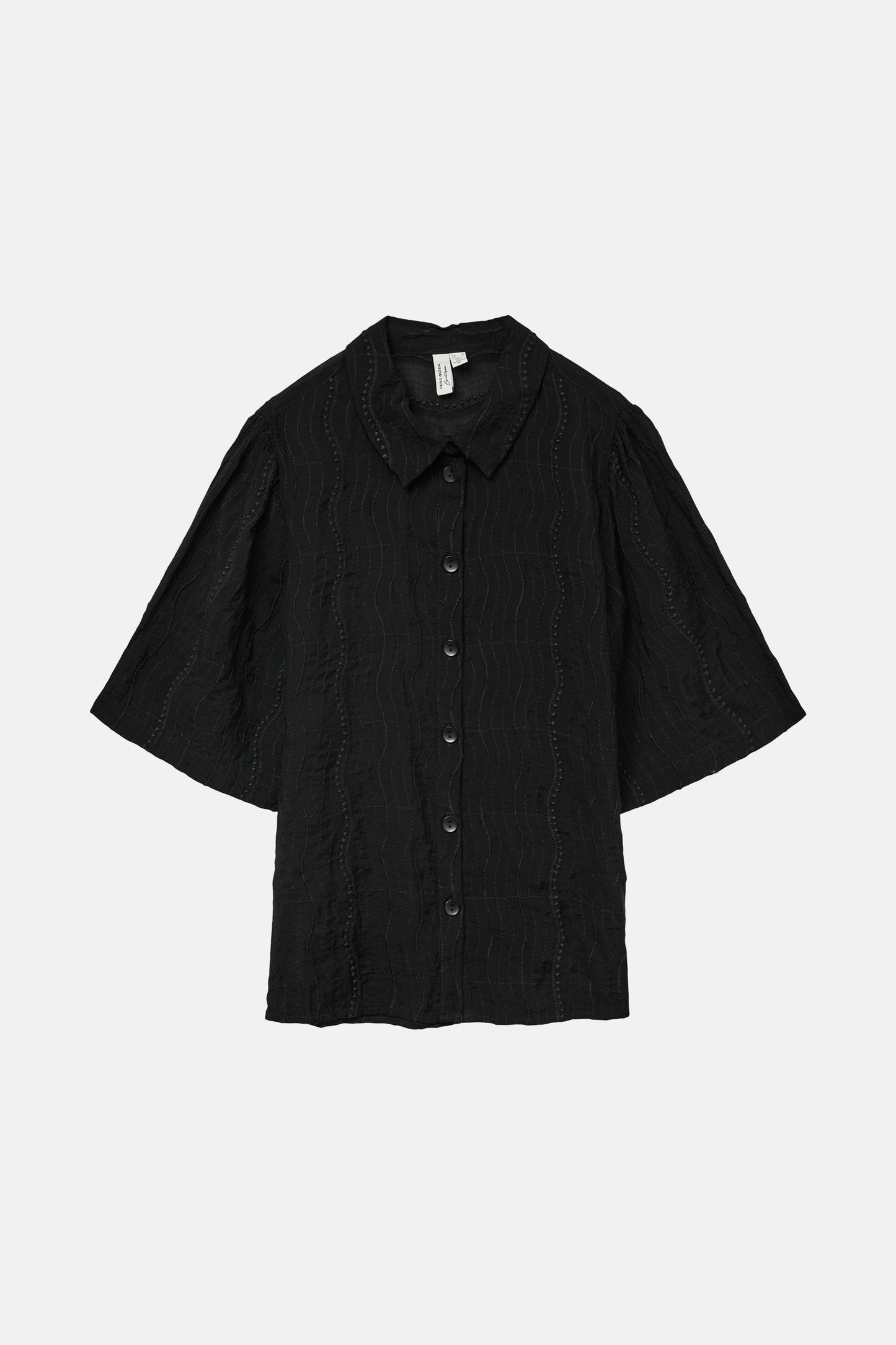 Korte Mouwen Shirt - Zwart