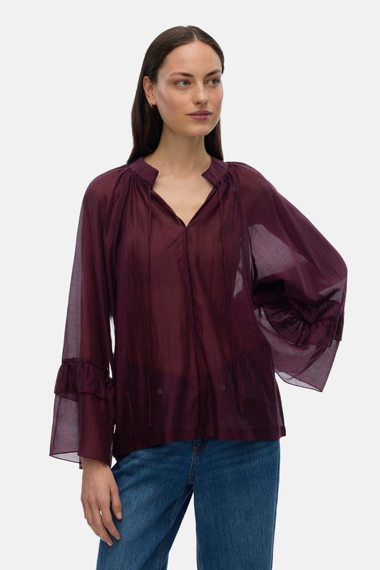 Blouse (lange mouwen) paars - VERO MODA®