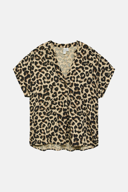 Brown Short Sleeve Blouse - VERO MODA®