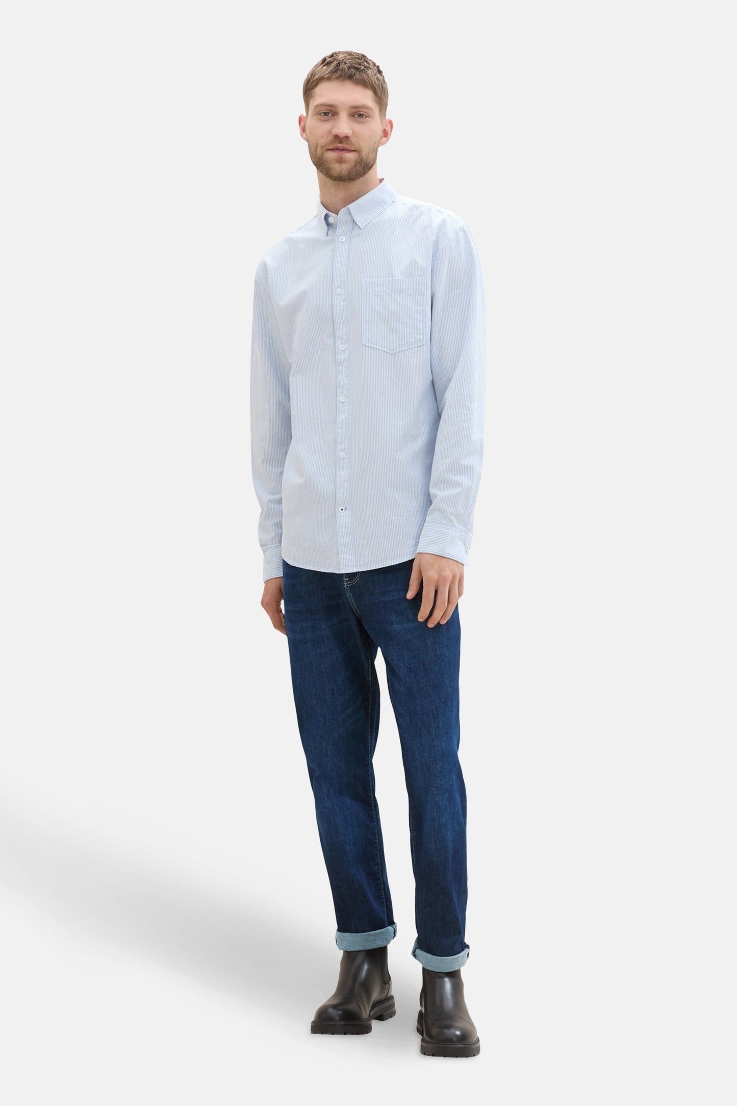 Hemd (lange mouwen) blauw - TOM TAILOR