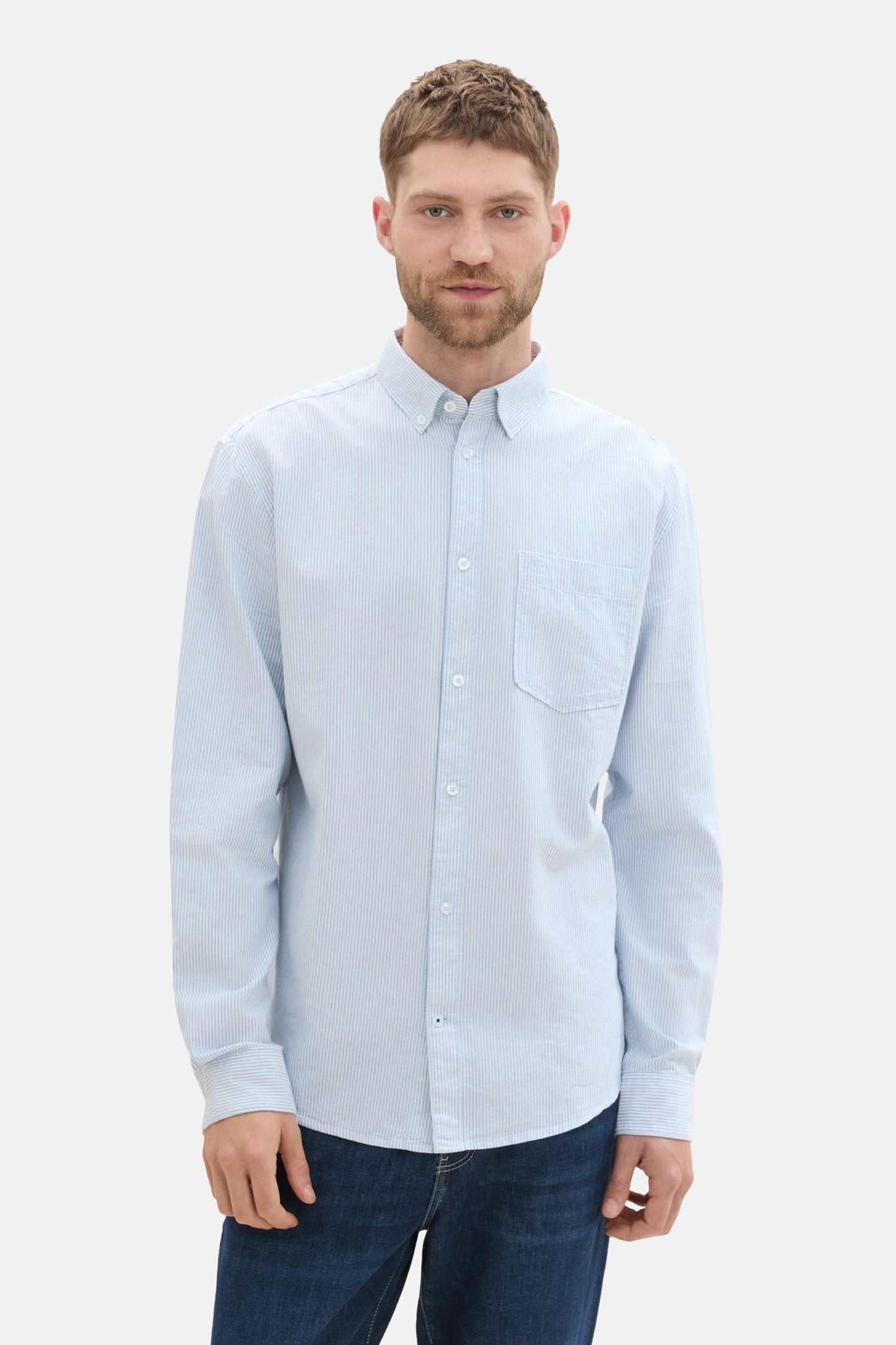 Hemd (lange mouwen) blauw - TOM TAILOR