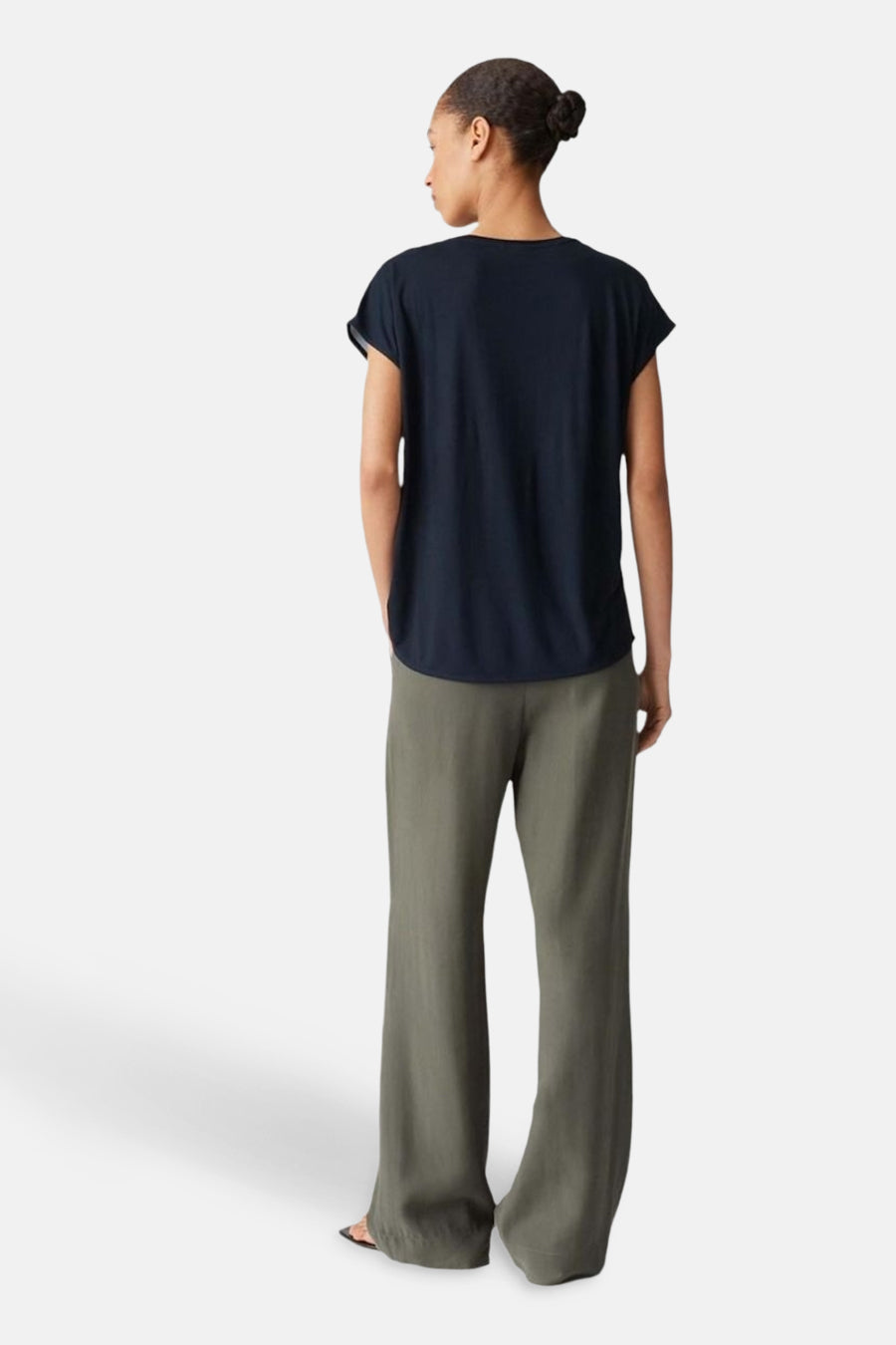 Korte Mouwen Blouse - Zwart