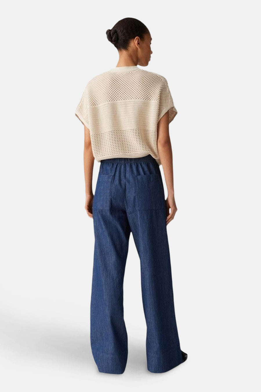 Mid Blue Denim Trousers