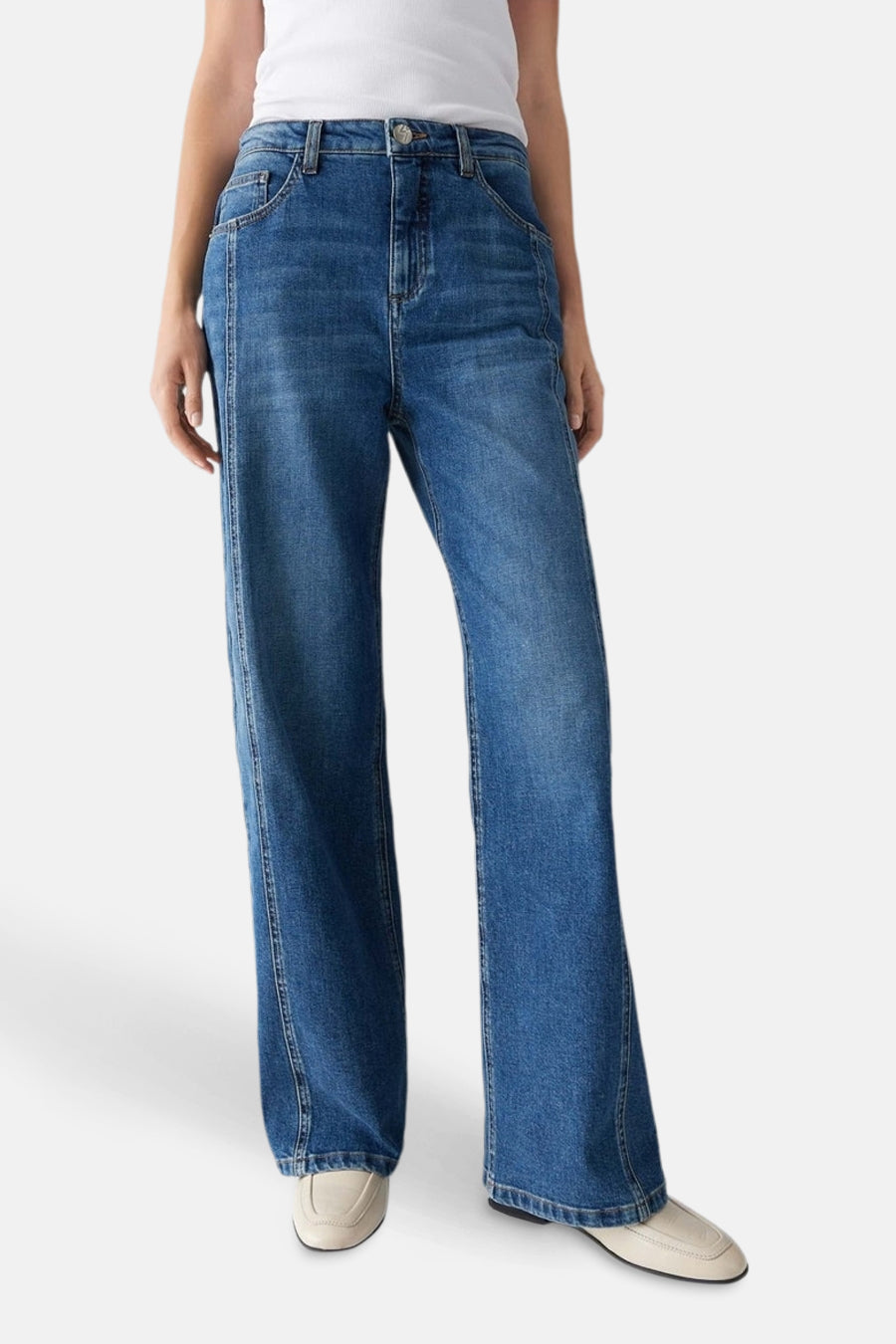MIVY LANE - Donkerblauwe Denim