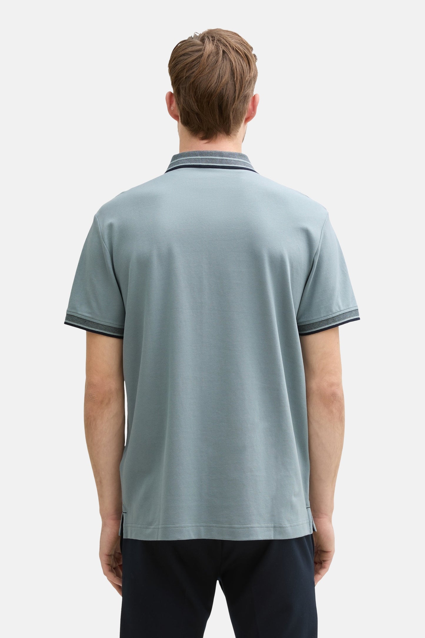 Polo met korte mouwen - blauw
