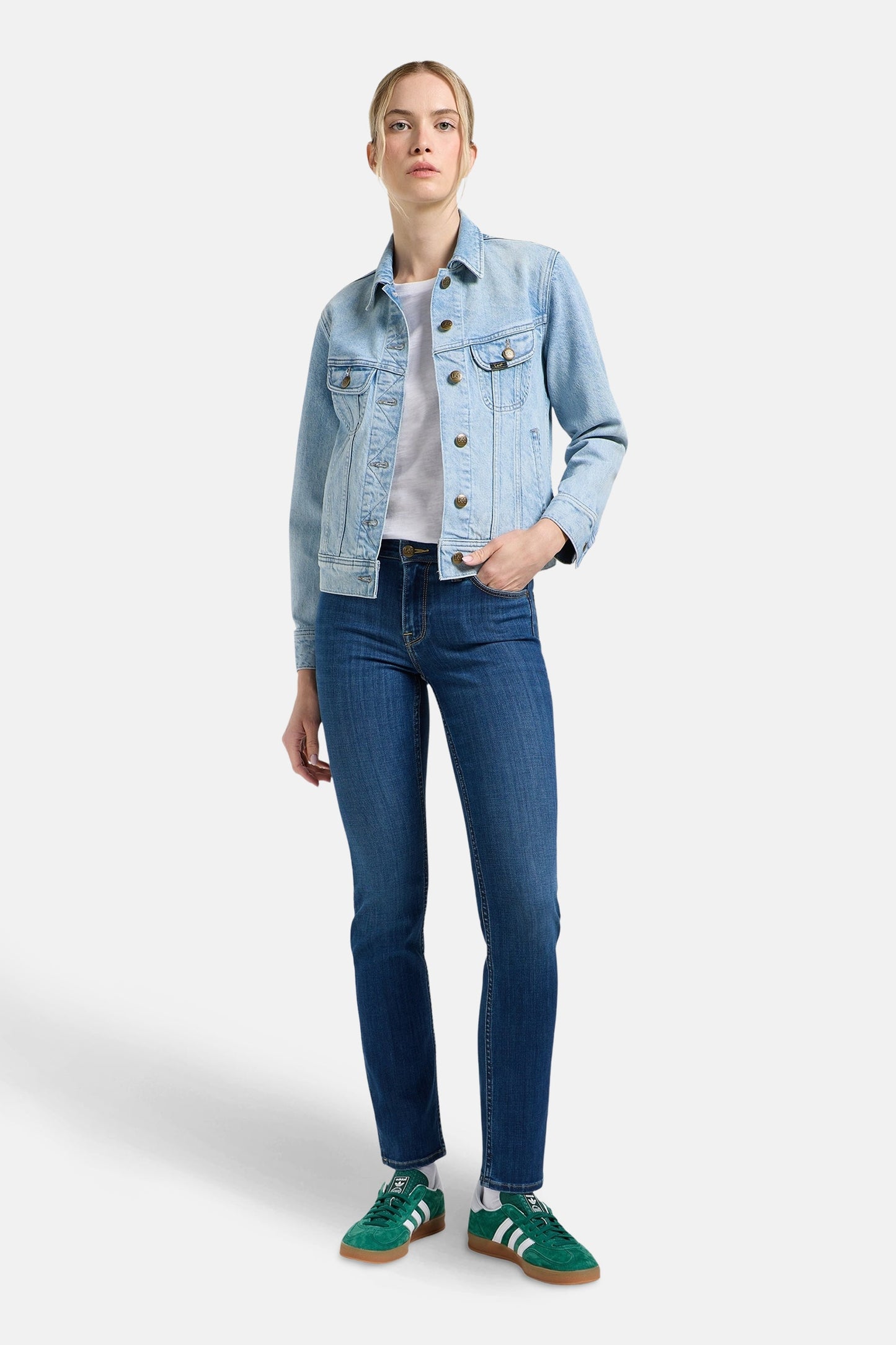 Lee® Donkerblauwe Slim Fit Jeans