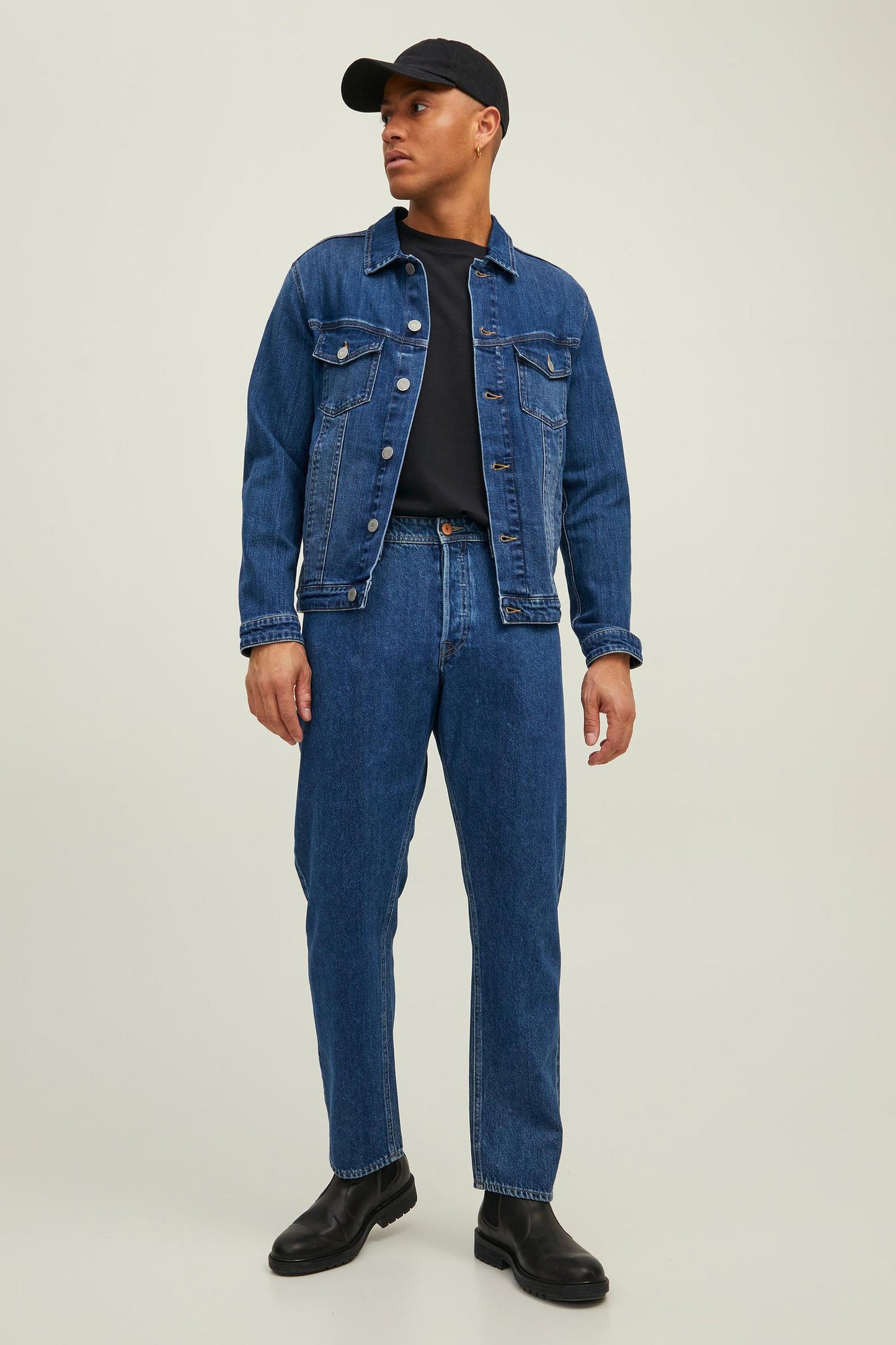 Rechte Jeans - Middenblauwe Denim