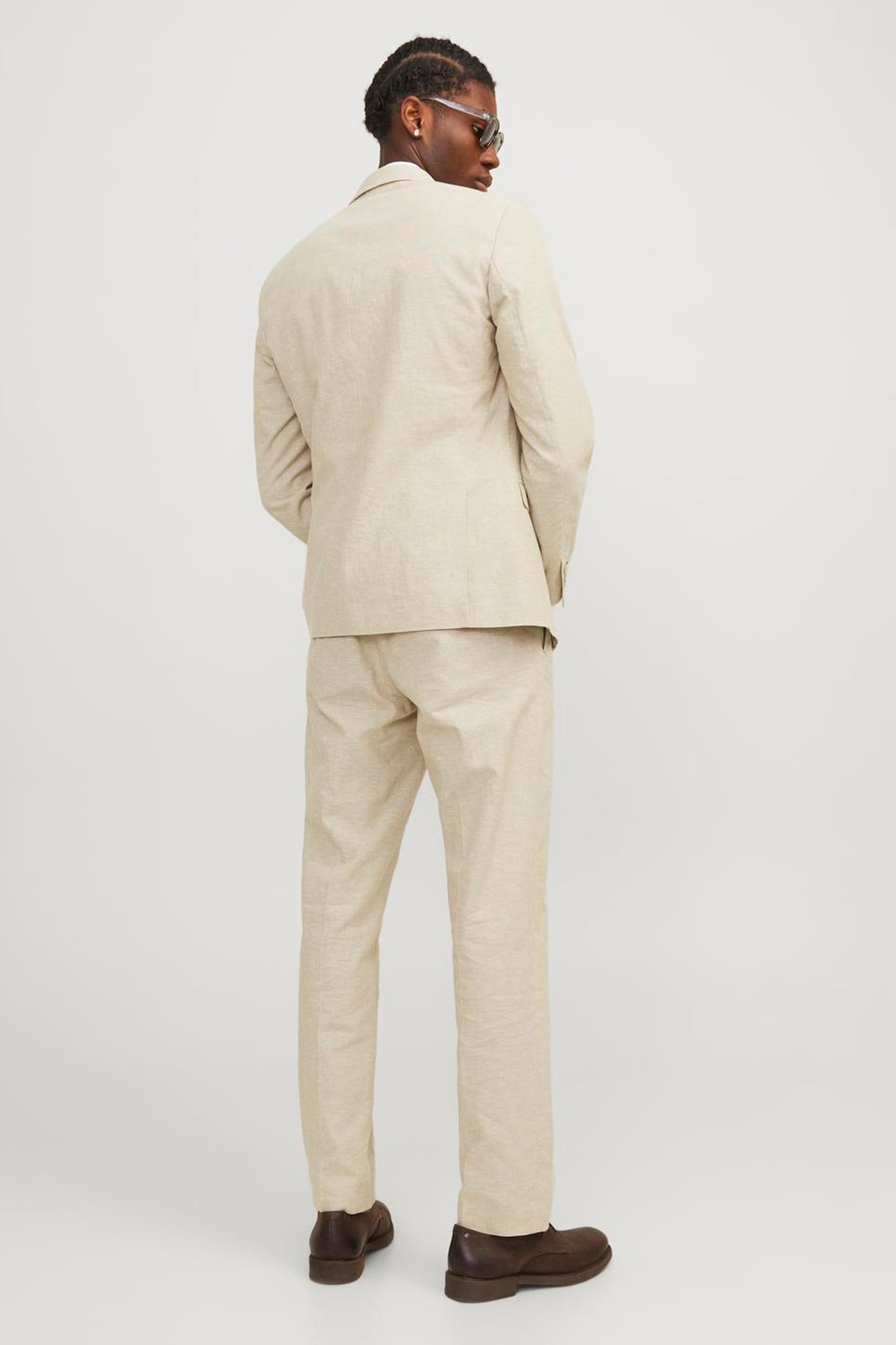 JACK & JONES PREMIUM Ecru Kostuumbroek