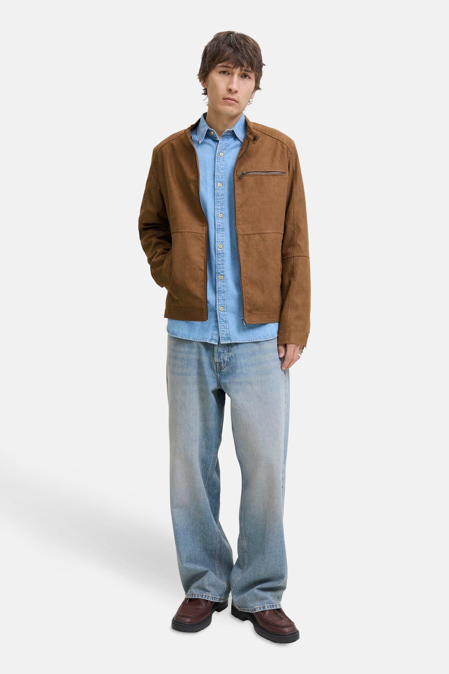 Jas (kort) bruin - PREMIUM BLUE by JACK & JONES