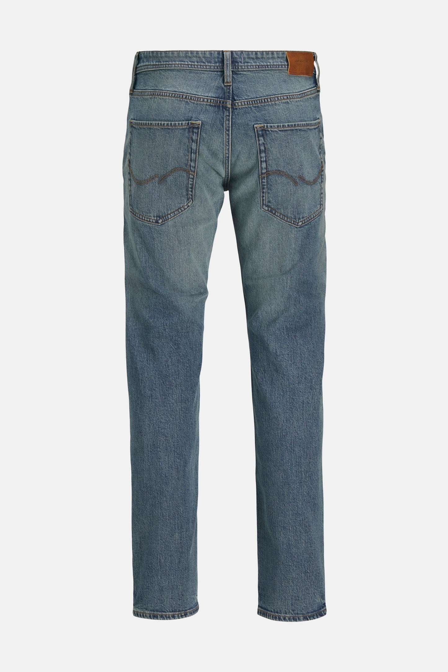 Mid Blue Denim Tapered Jeans - JACK & JONES JEANS INTELLIGENCE