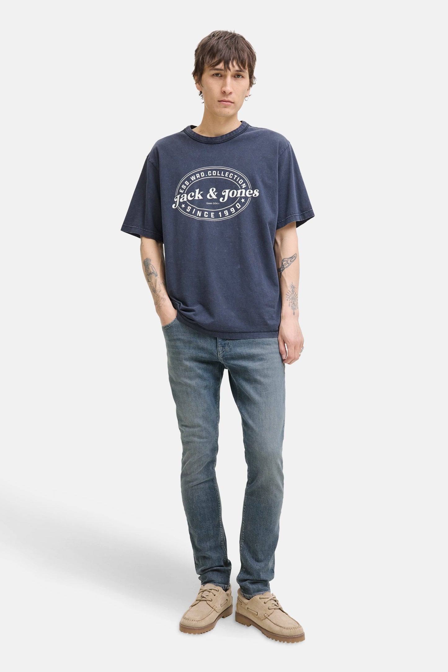 GLENN - Grijze Denim