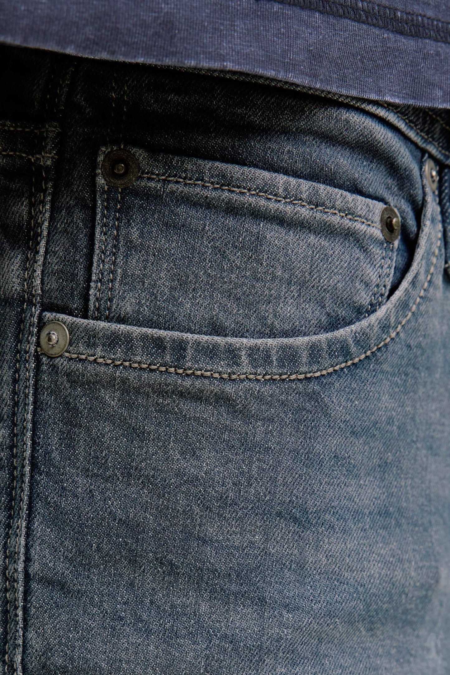 GLENN - Grijze Denim