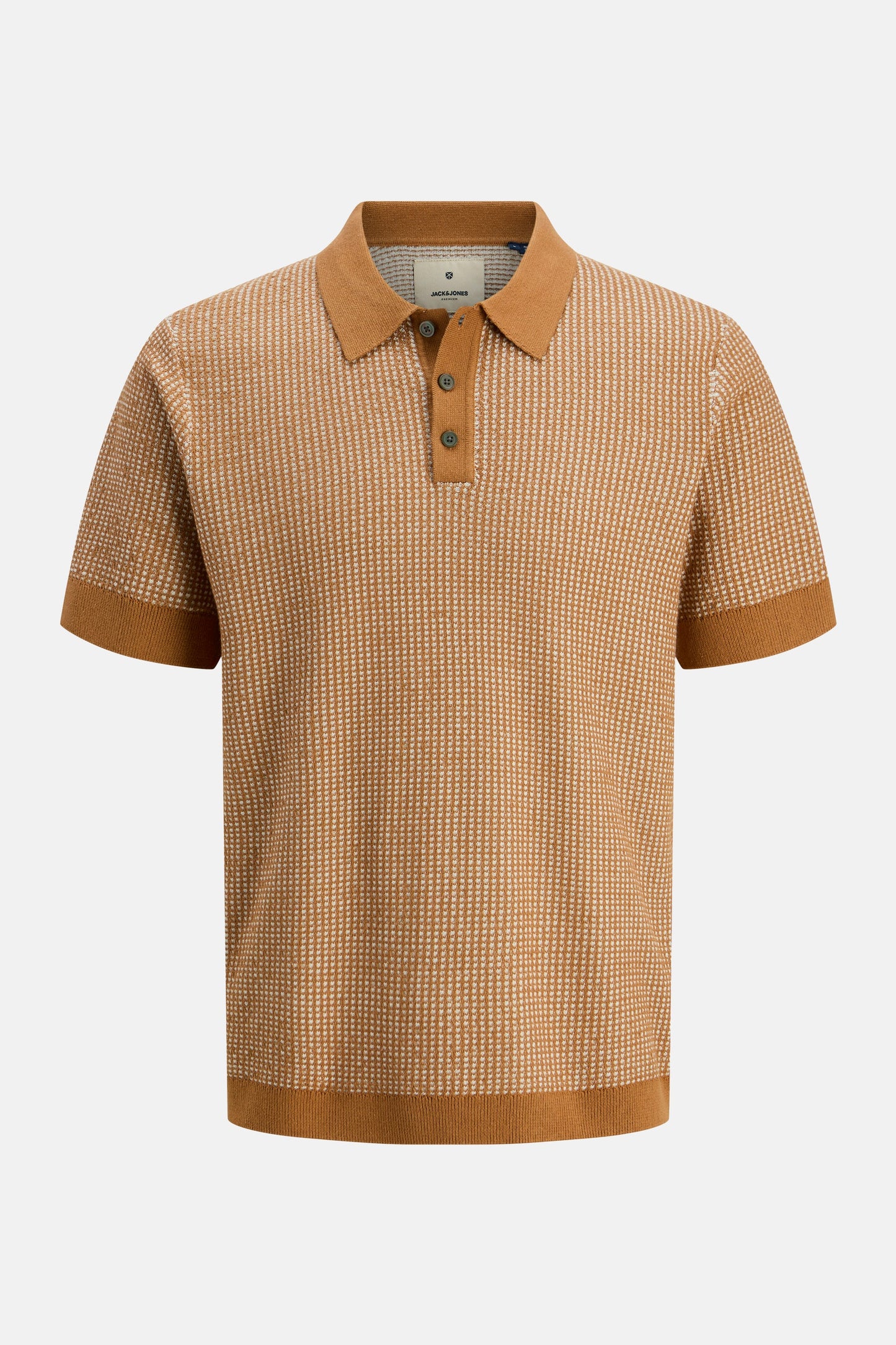 Korte Mouwen Polo - Bruin