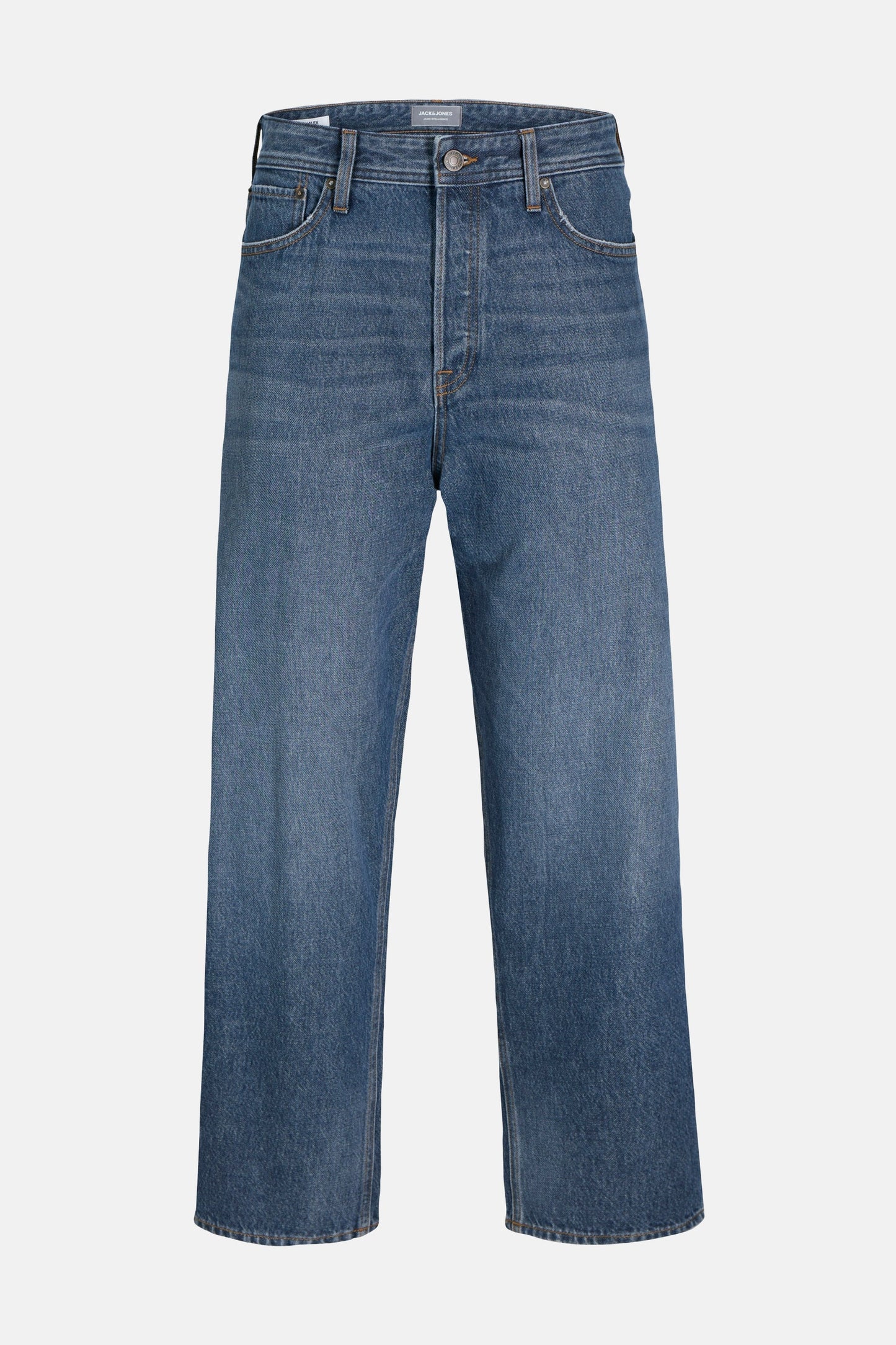Mid Blue Wide Leg Jeans - JACK & JONES JEANS INTELLIGENCE