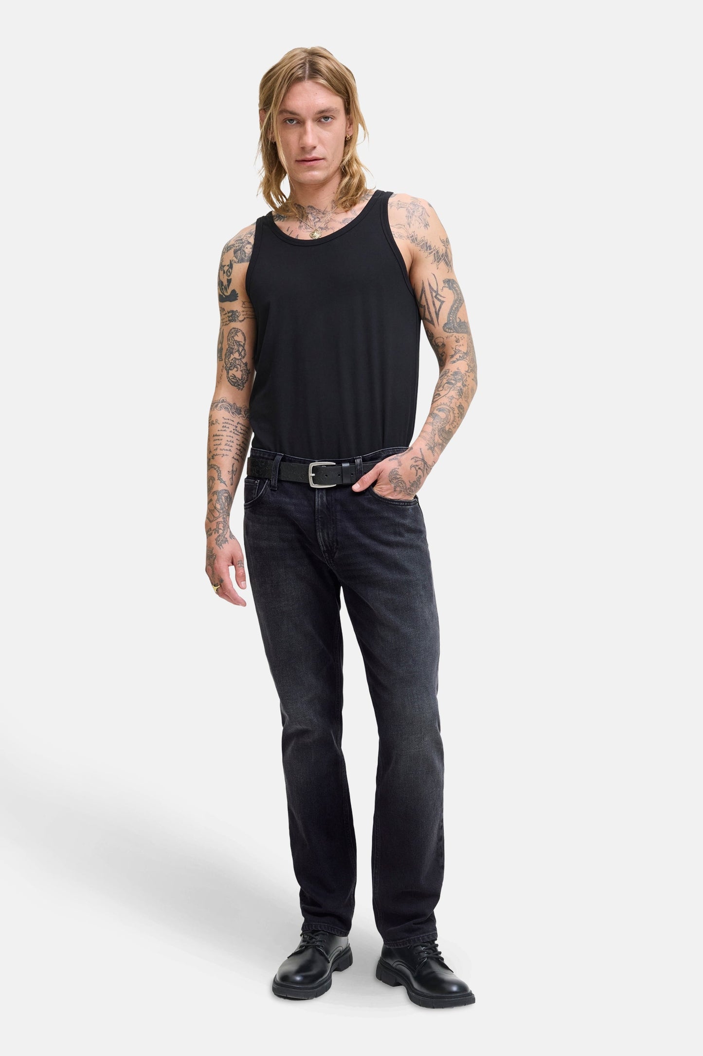 Donkergrijze Denim Rechtemodel Jeans - JACK & JONES JEANS INTELLIGENCE