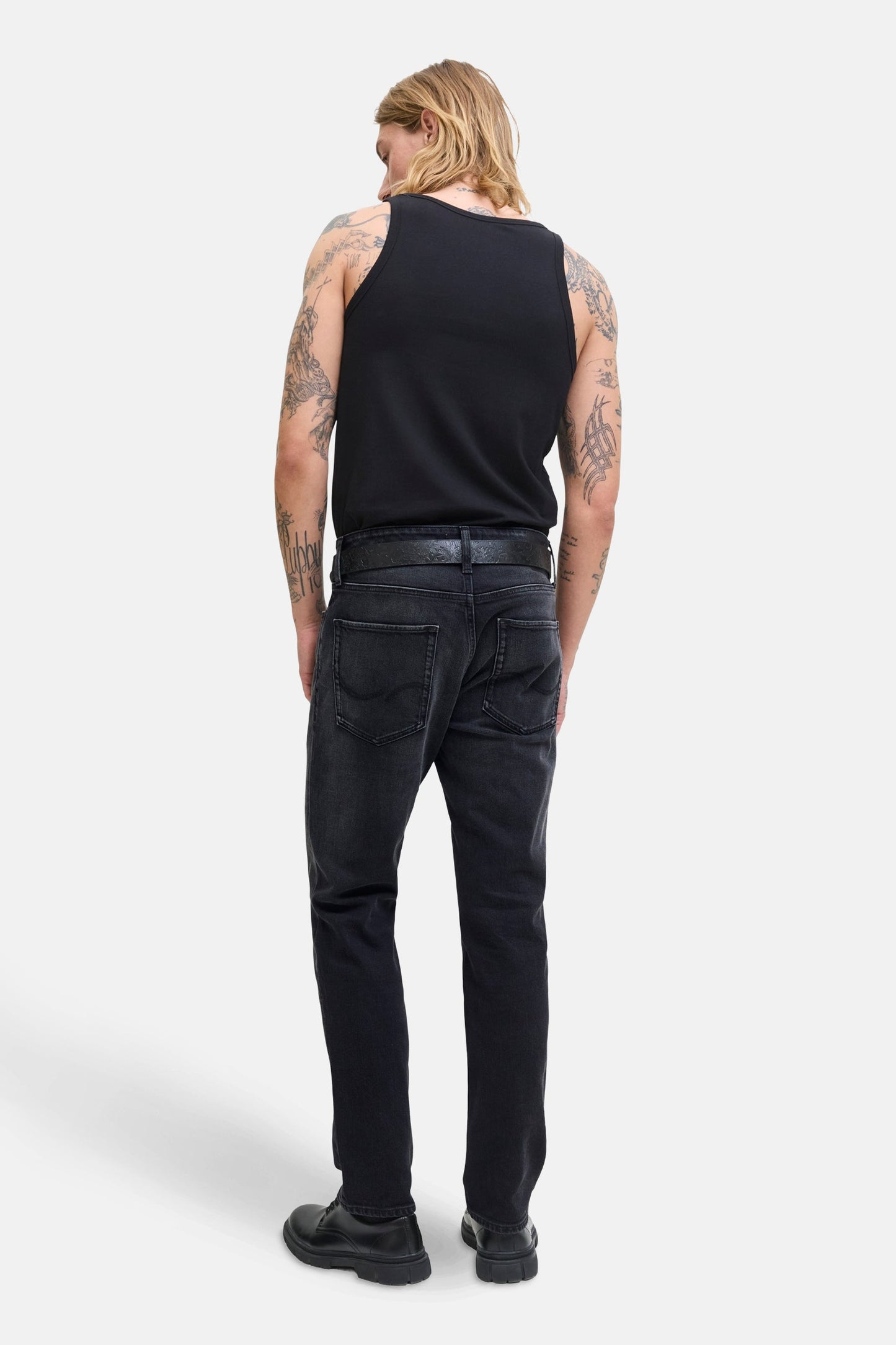 Donkergrijze Denim Rechtemodel Jeans - JACK & JONES JEANS INTELLIGENCE