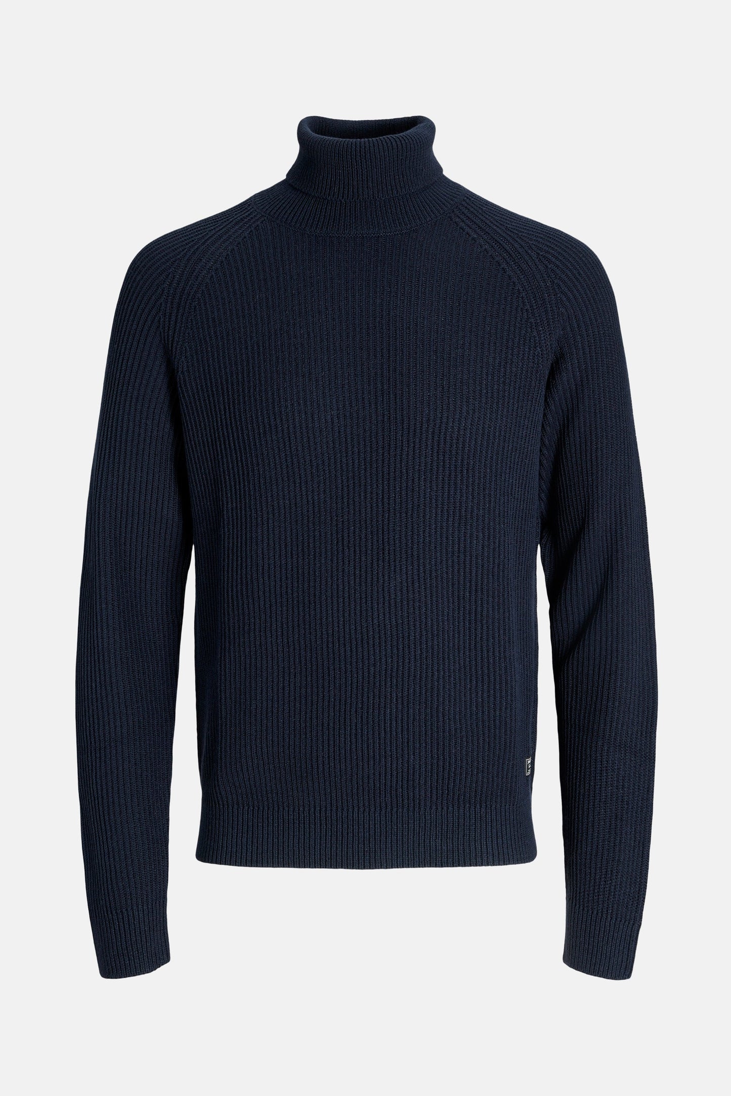 Blauwe Pullover met Rolkraag