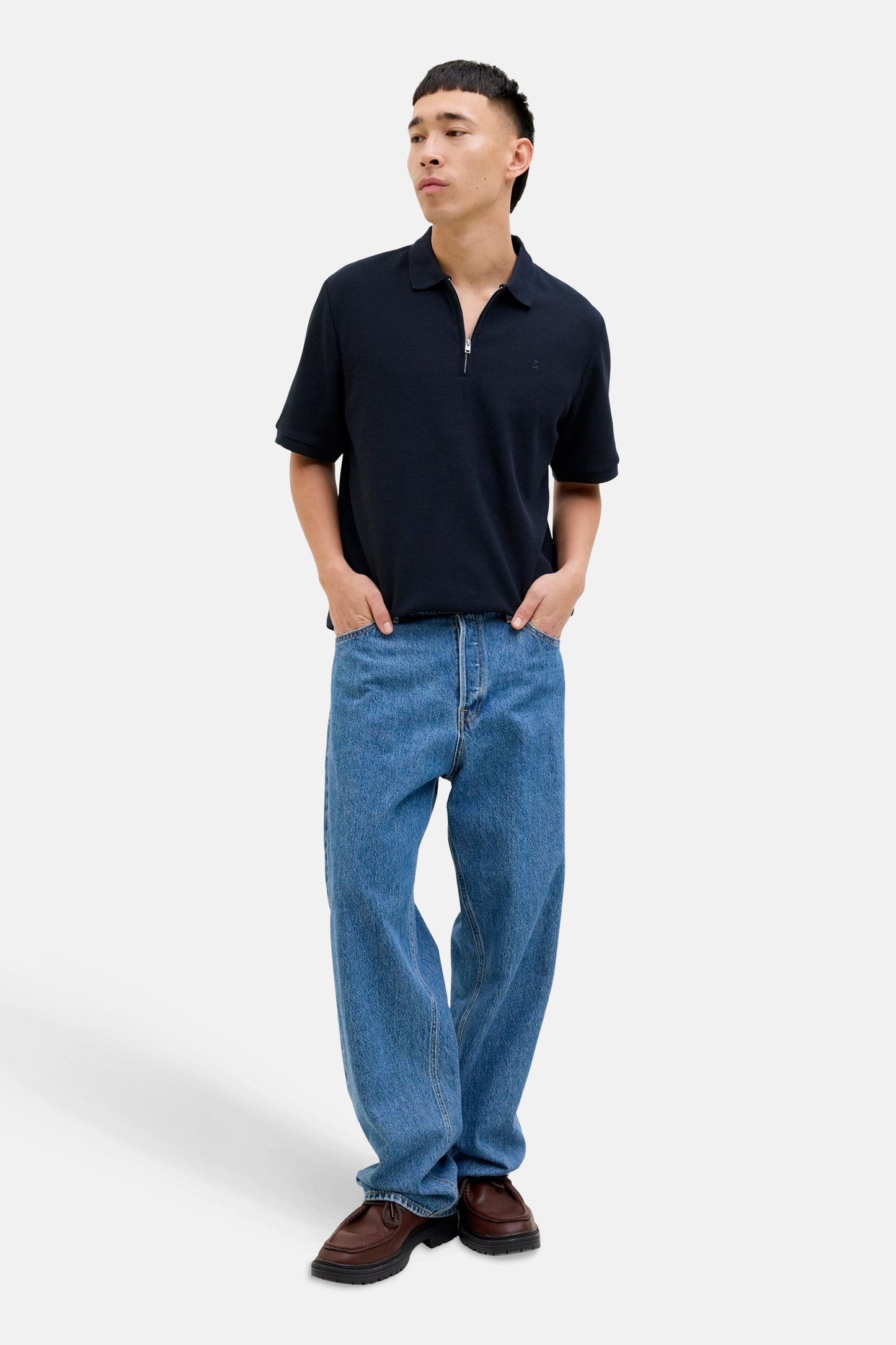 JACK & JONES Premium Blauwe Polo