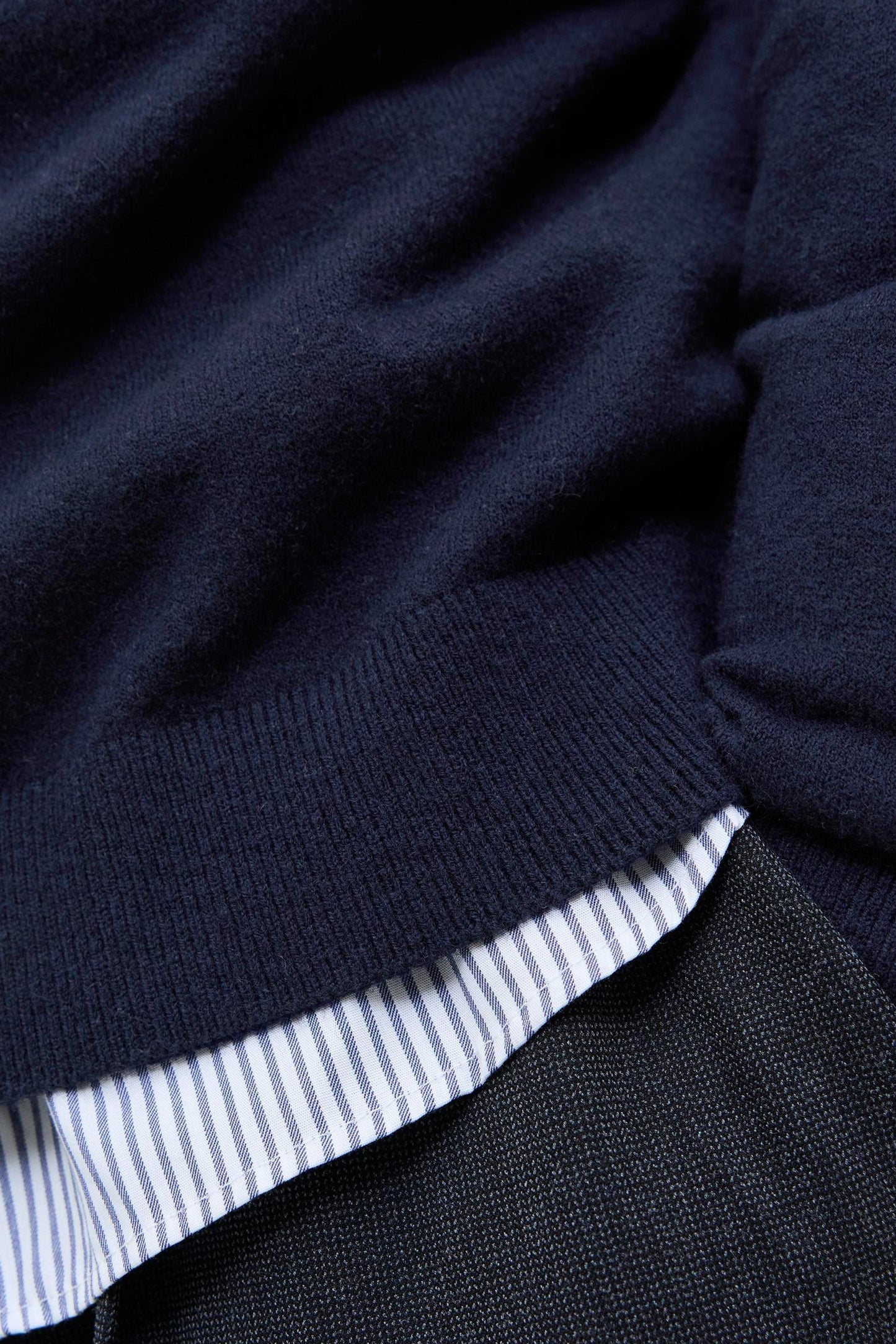 Trui met ronde hals blauw - PREMIUM by JACK & JONES