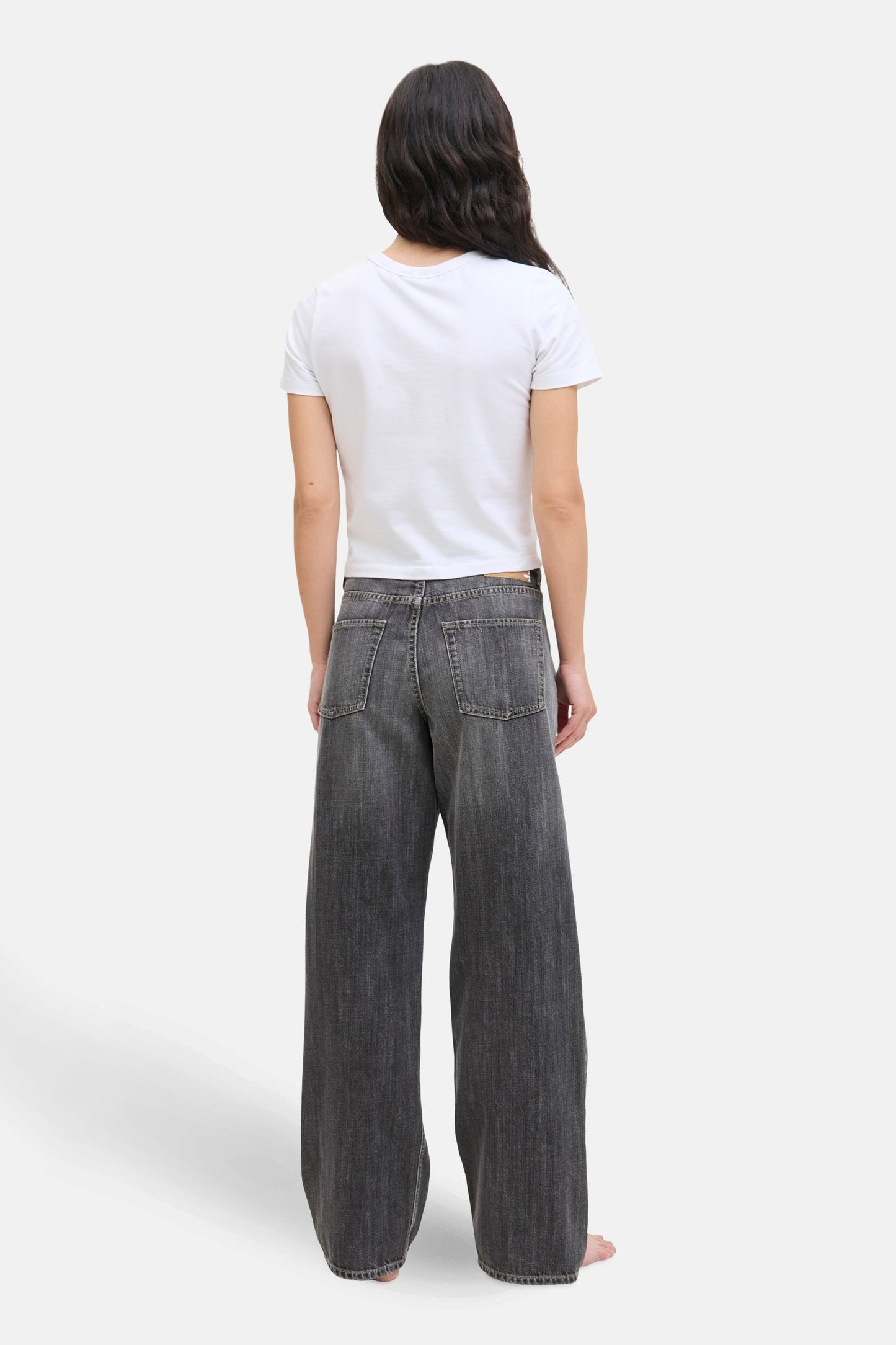 PALERMO - Donkergrijze Jeans