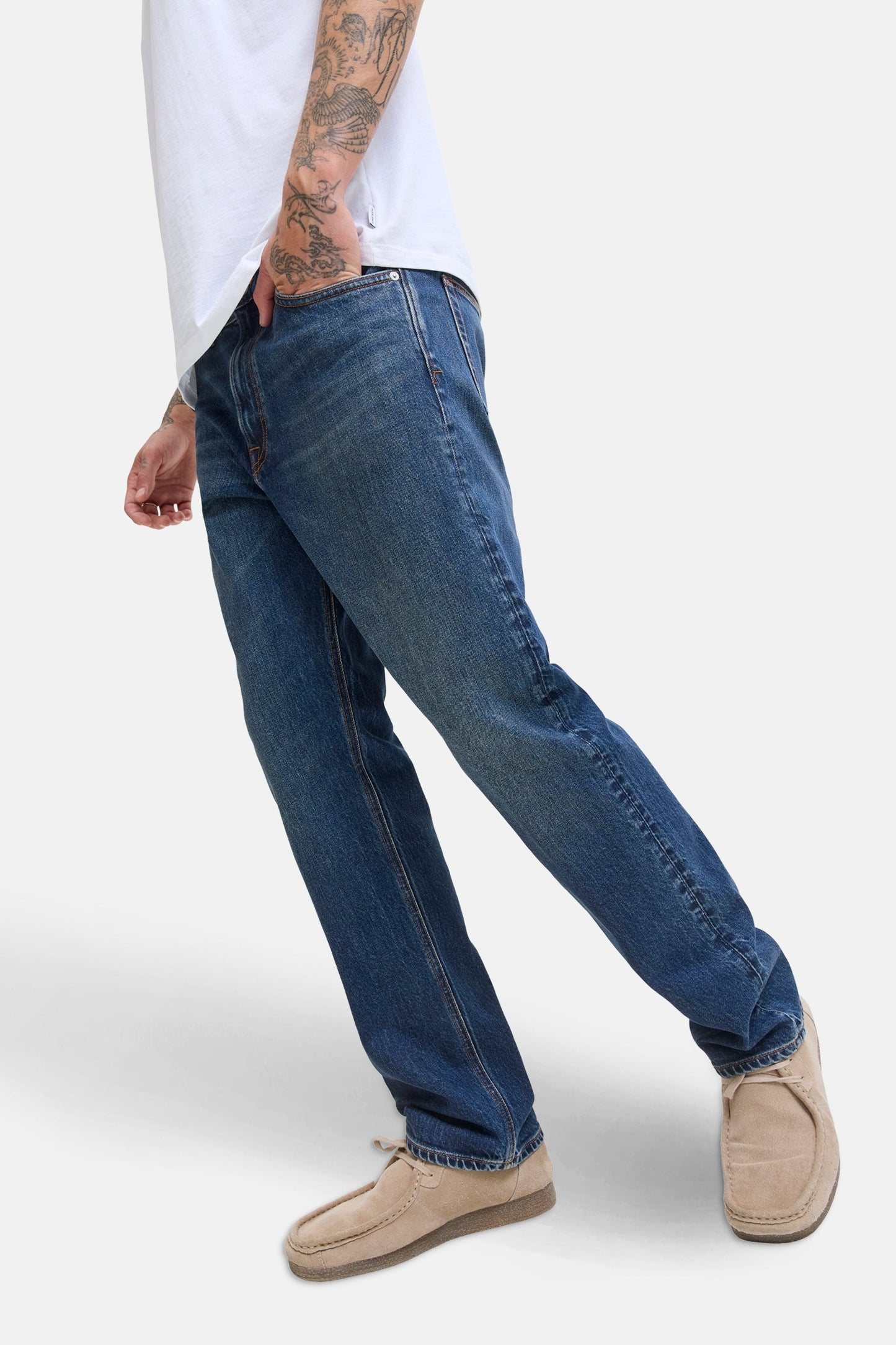 Donkerblauwe Tapered Jeans van JACK & JONES JEANS INTELLIGENCE