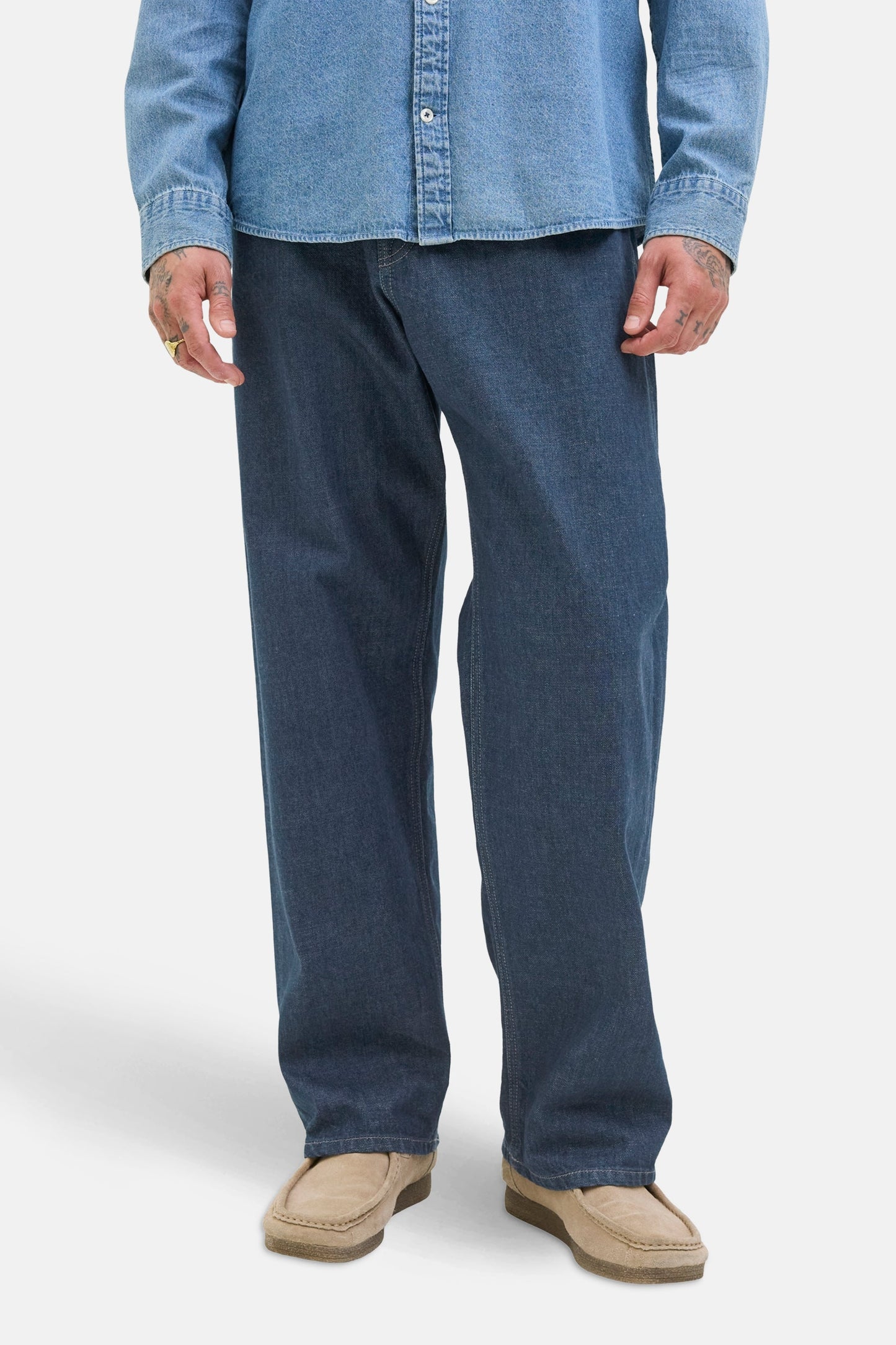 Donkerblauwe Wijdere Jeans - JACK & JONES JEANS INTELLIGENCE