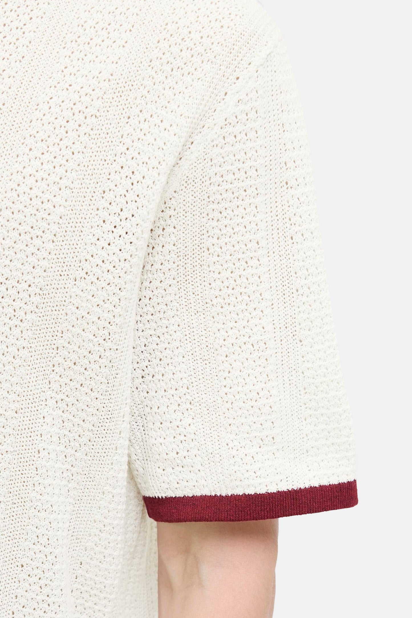 Korte Mouwen Polo - Ecru
