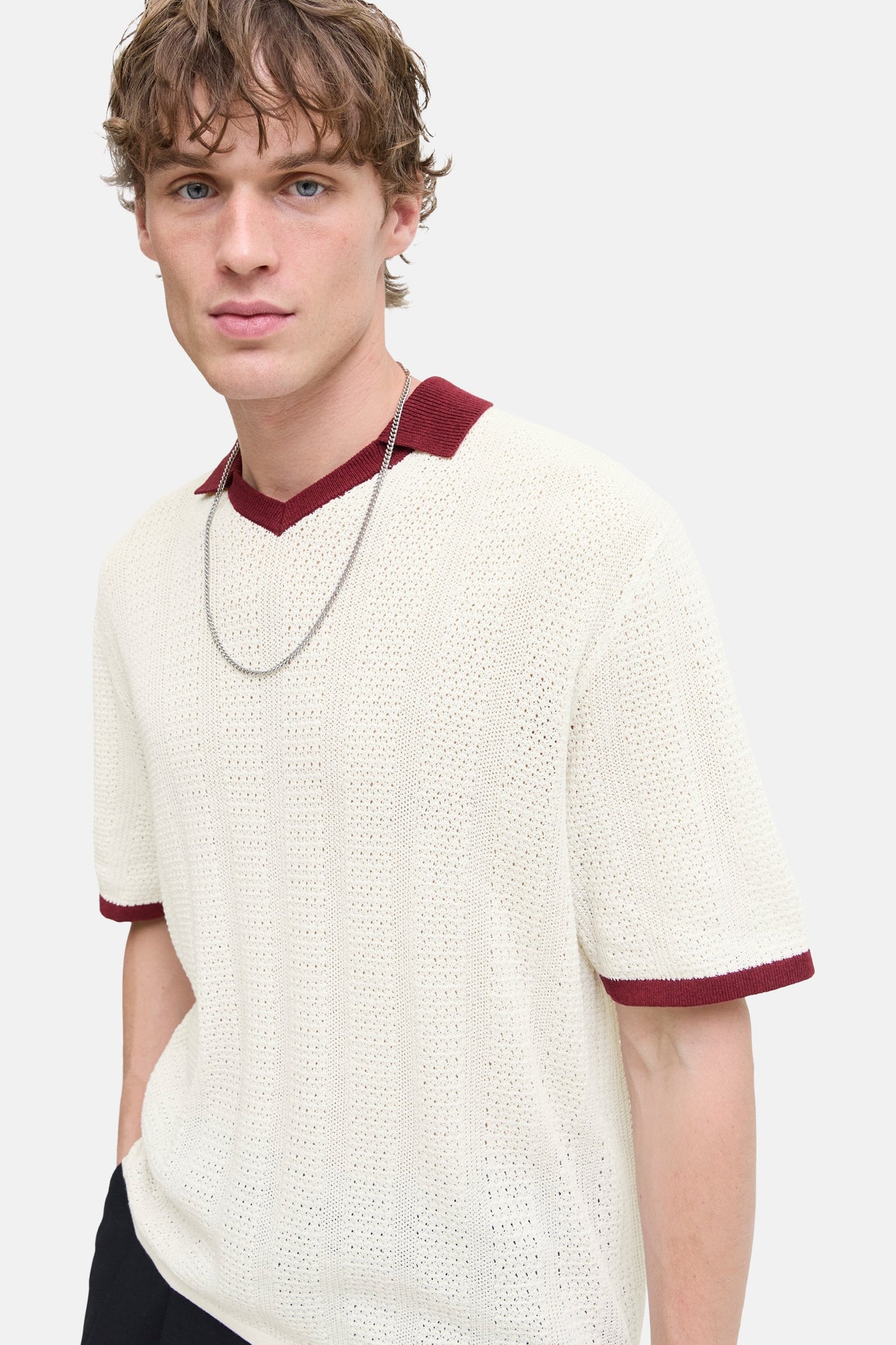 Korte Mouwen Polo - Ecru