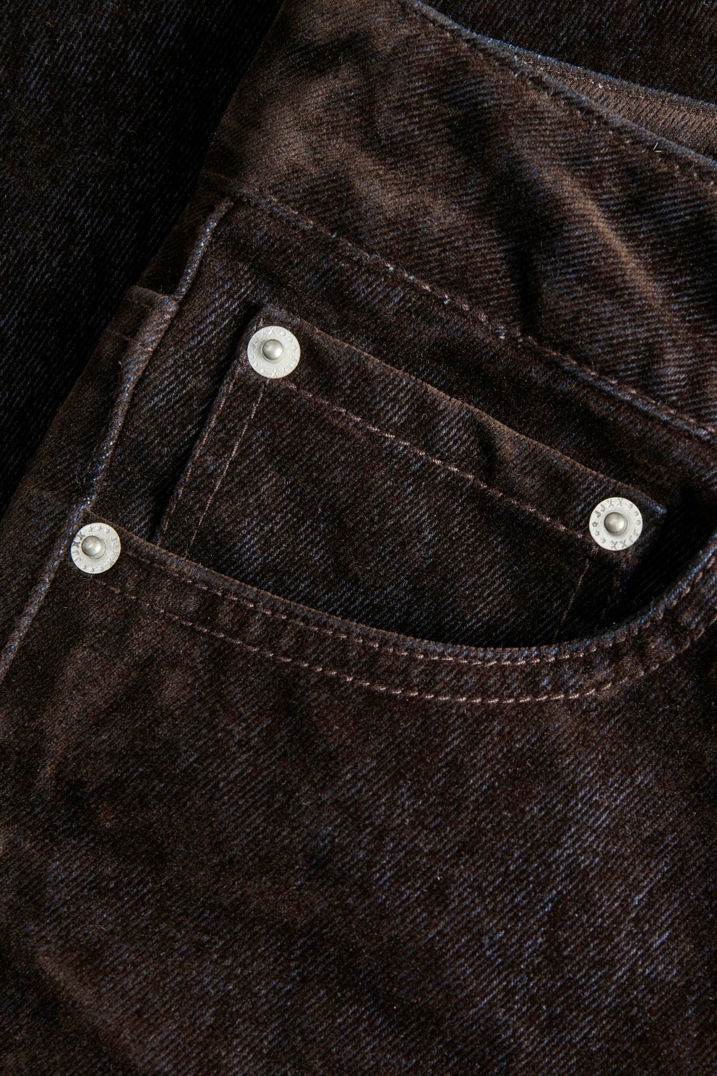 Gekleurde jeans - bruin