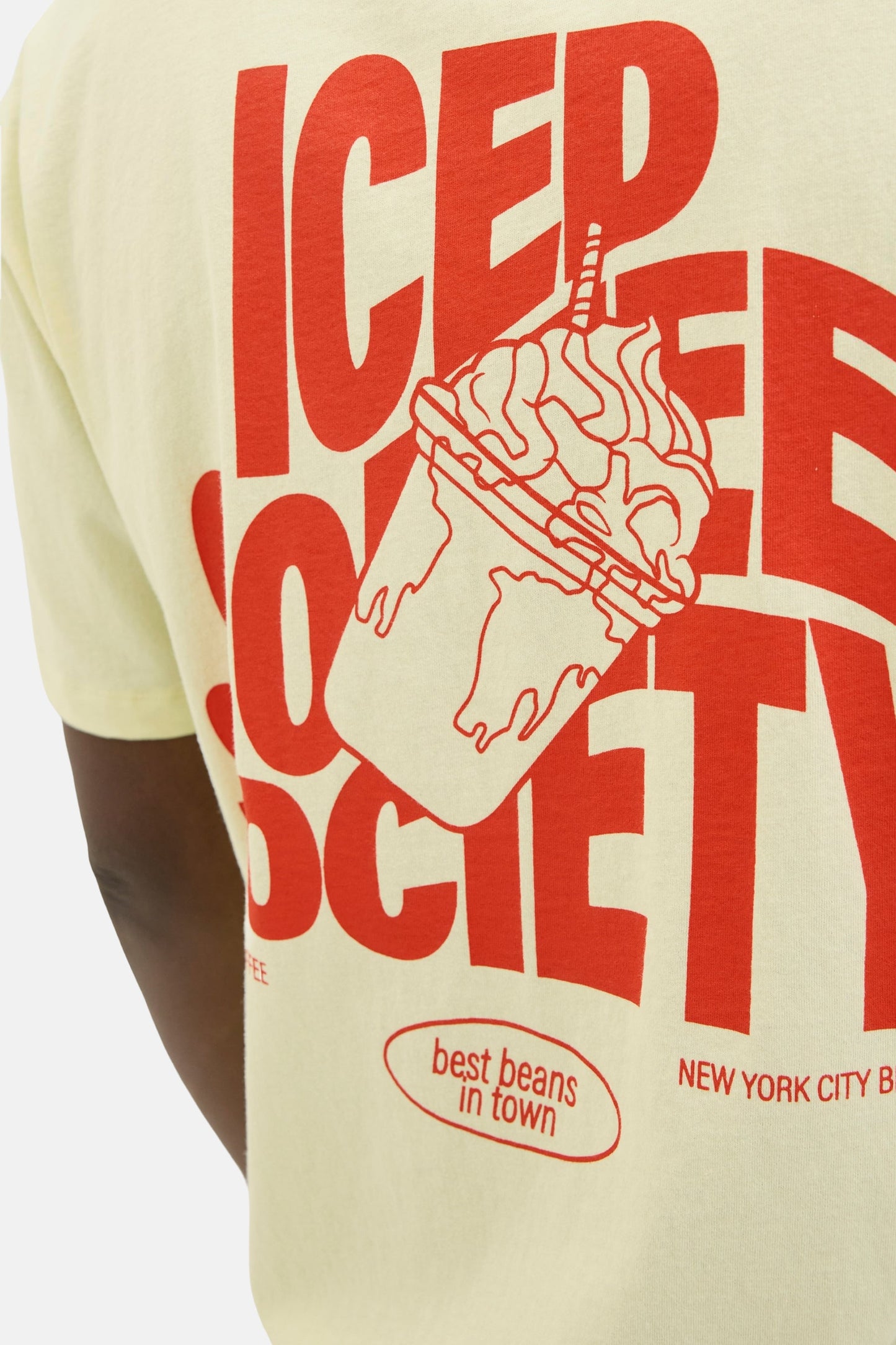 T-shirt met korte mouwen - geel