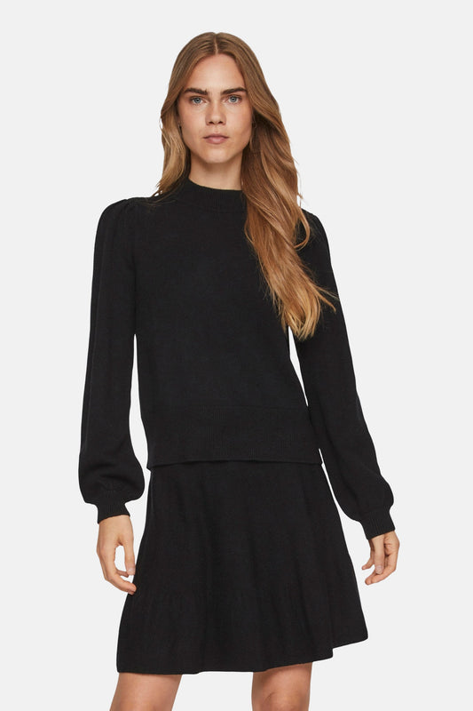 Zwarte Rolkraagtrui - VILA®