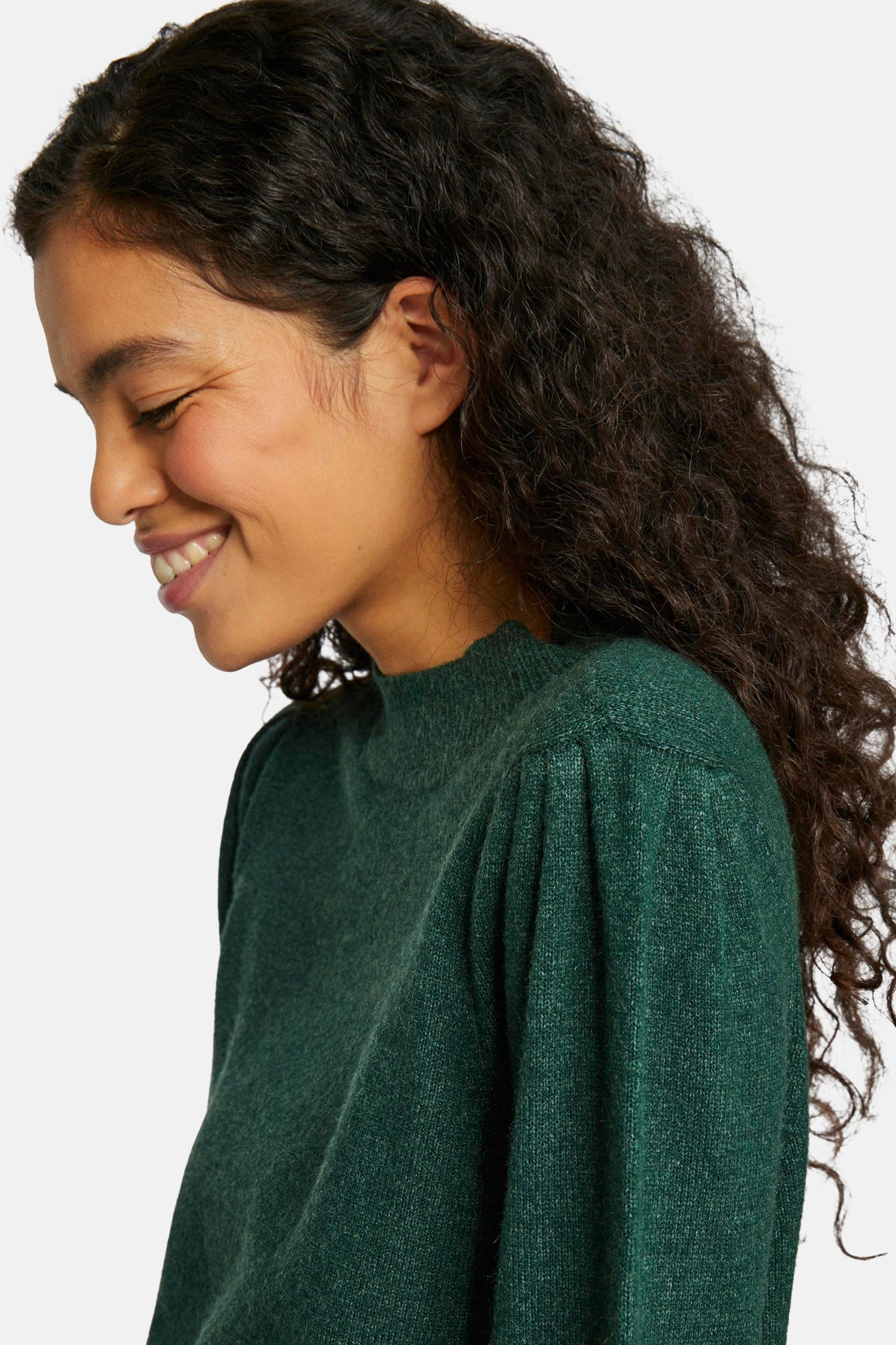 Groene Trui met Rolkraag